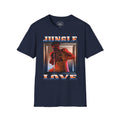 Smack God Apparel “Jungle Love Vibes” Graphic T-Shirt – Morris Day Inspired Tee | Funk Music Streetwear Shirt | Retro 80s Party Graphic Tee