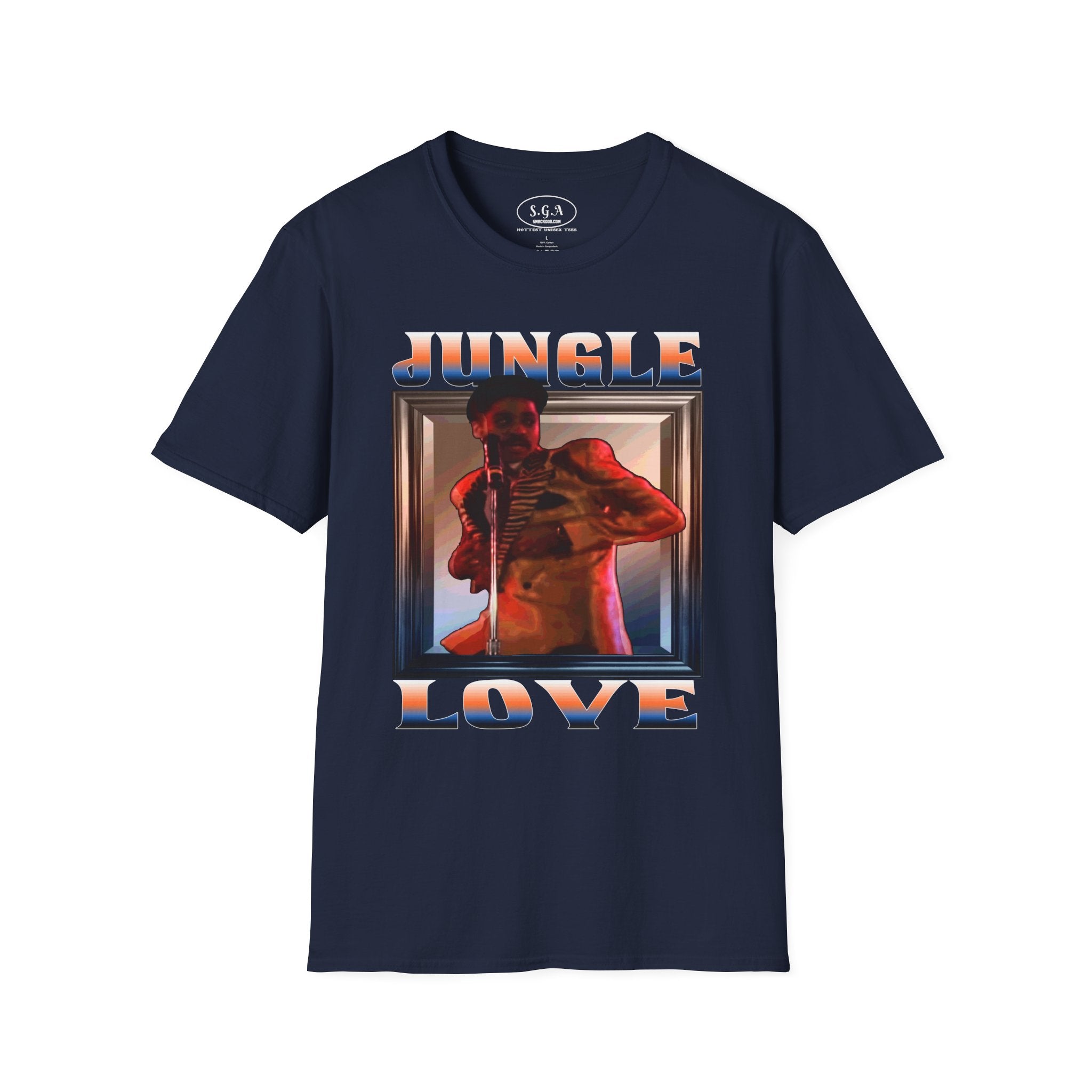 Smack God Apparel “Jungle Love Vibes” Graphic T-Shirt – Morris Day Inspired Tee | Funk Music Streetwear Shirt | Retro 80s Party Graphic Tee