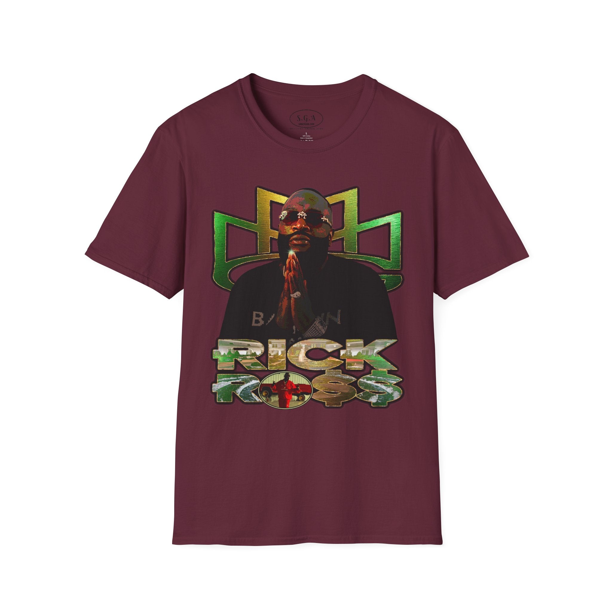 Rick Ross Inspired T-Shirt – Luxury Boss Lifestyle Graphic Tee | Hustle & Wealth Streetwear Shirt | Smack God Apparel