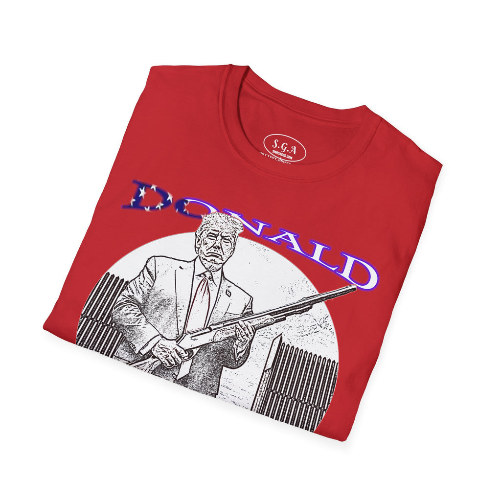 Smack God Apparel “Trump Shotgun Energy” Graphic T-Shirt – Bold Political Streetwear Tee | Patriotic Statement Shirt | Viral Graphic Tee