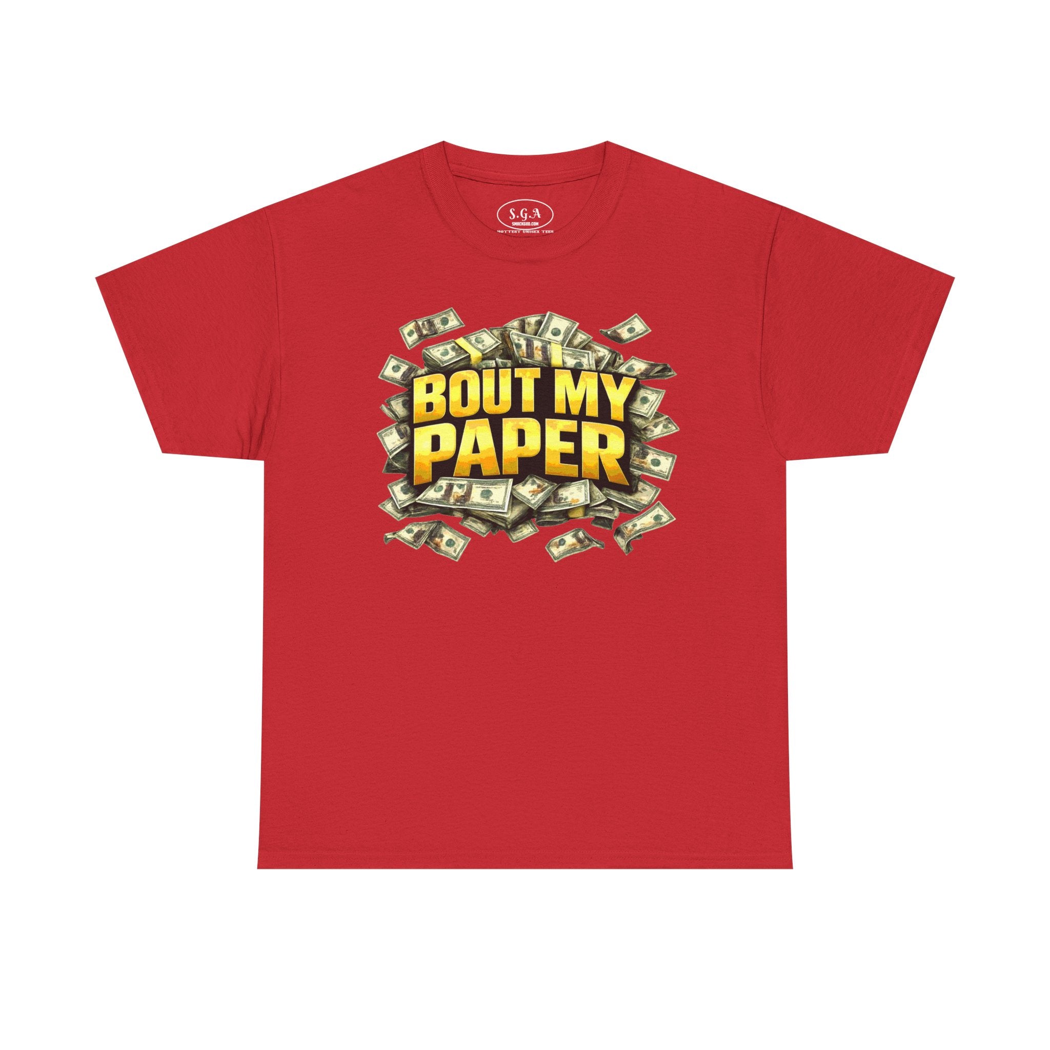 Bout My Paper T-Shirt – Money Hustle Graphic Tee | Cash Stacks Streetwear Shirt | Smack God Apparel