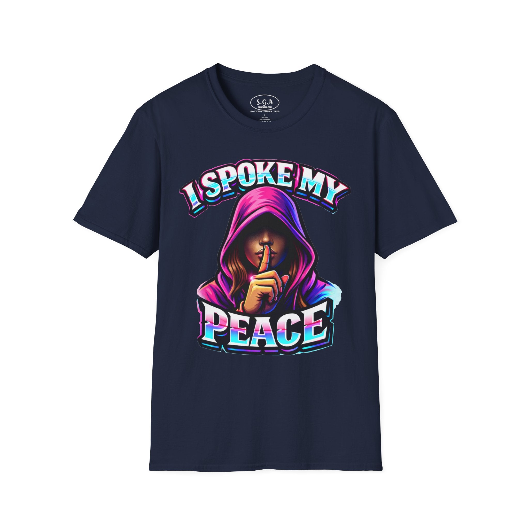 “I Spoke My Peace” Graphic T-Shirt – Bold Statement Streetwear Tee | Smack God Apparel