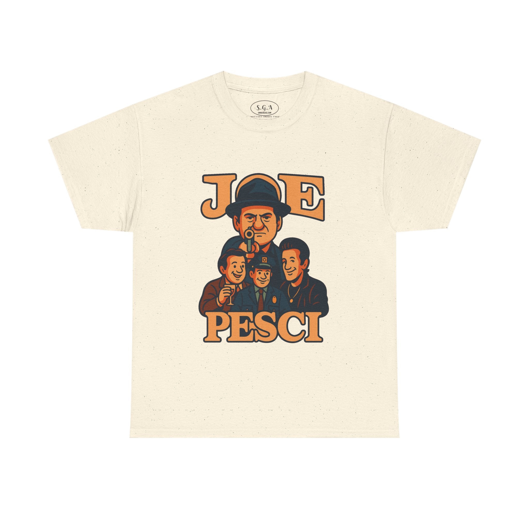 Joe Pesci Inspired Graphic T-Shirt – Classic  Movie Cartoon Tee | Gangster Film Streetwear | Smack God Apparel