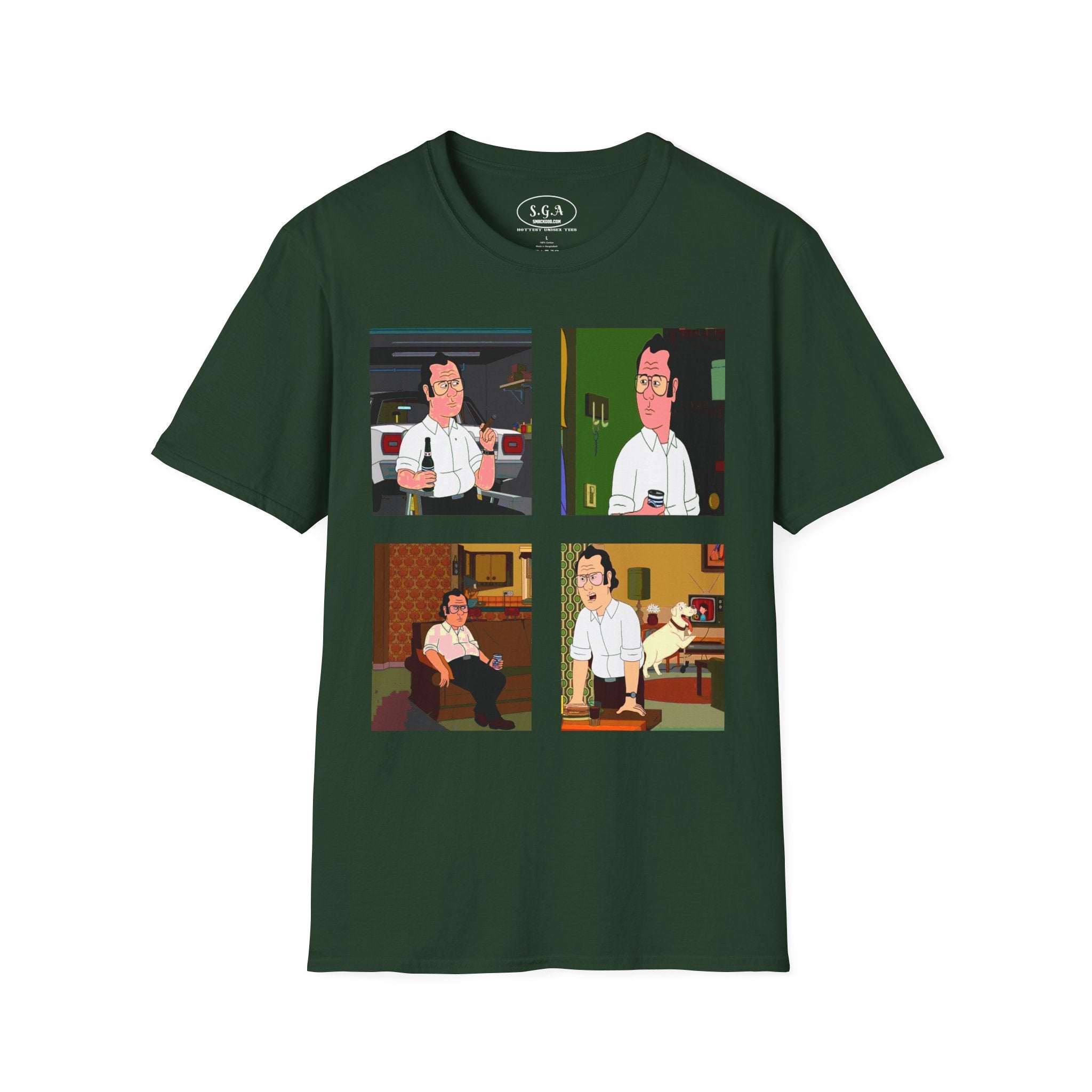 Frank Murphy “F Is For Family” T-Shirt – Retro Cartoon Streetwear Tee | Smack God Apparel Graphic Shirt | SmackGod.com