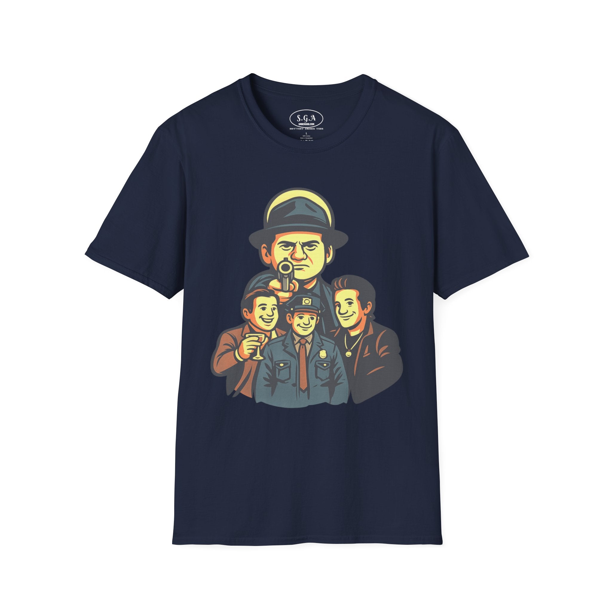Joe Pesci Inspired Graphic T-Shirt – Classic  Movie Cartoon Tee | Gangster Film Streetwear | Smack God Apparel