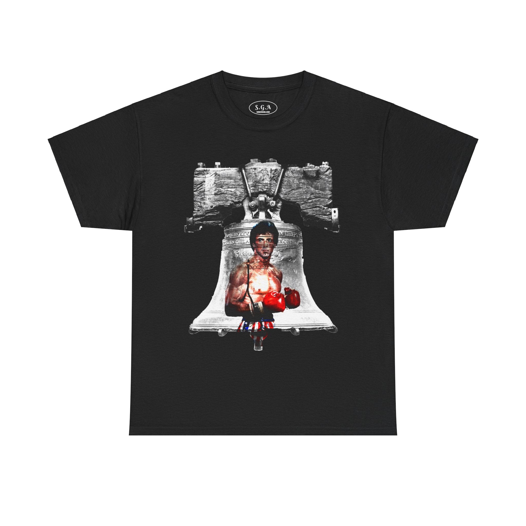 Smack God Apparel “Rocky Liberty Grind” Graphic T-Shirt – Rocky Balboa Inspired Tee | Philadelphia Liberty Bell Streetwear Shirt | Hustle Motivation Graphic Tee