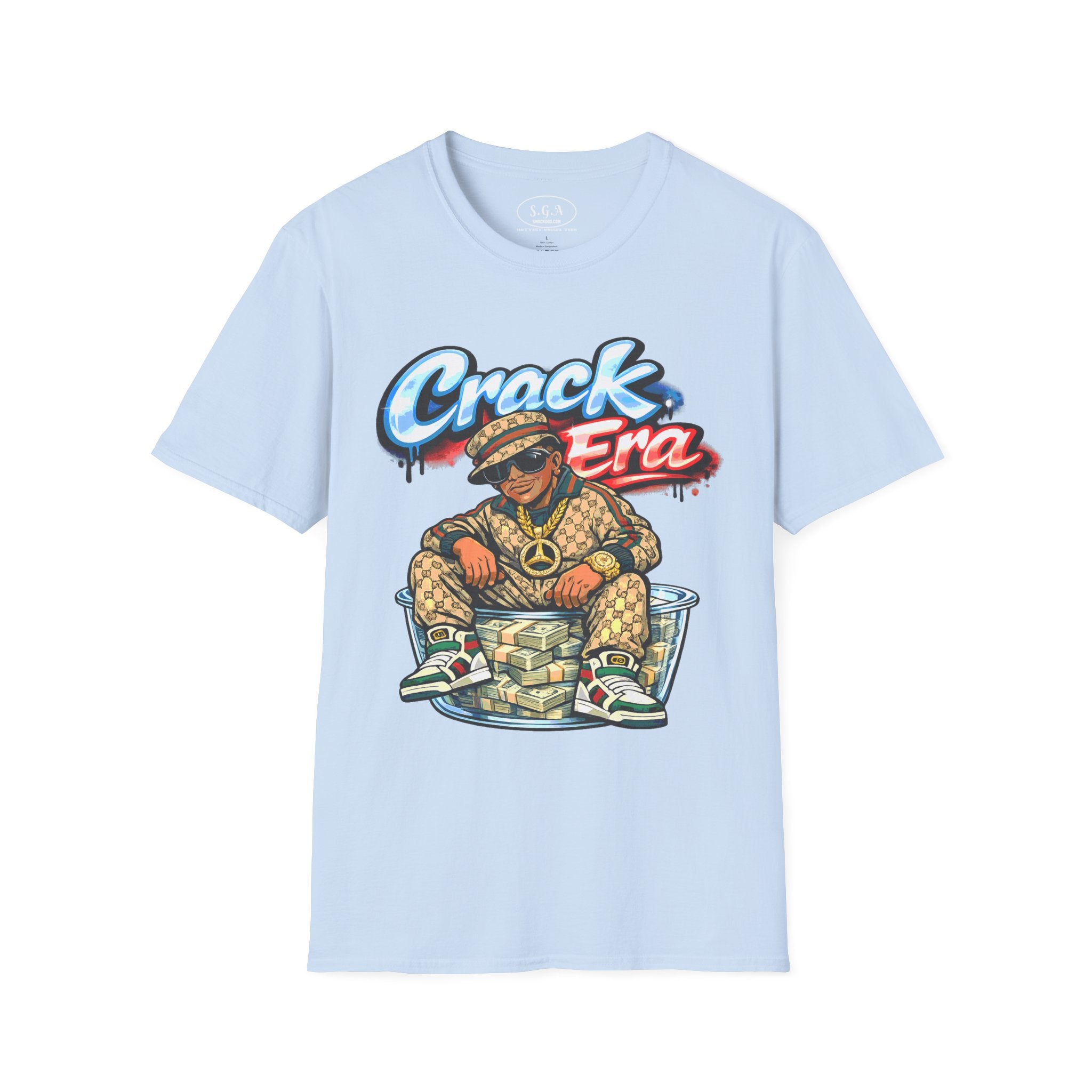 Crack Era Streetwear Shirt – Smack God Apparel | Retro Urban Graphic T-Shirt | Vintage Hip Hop Culture Tee