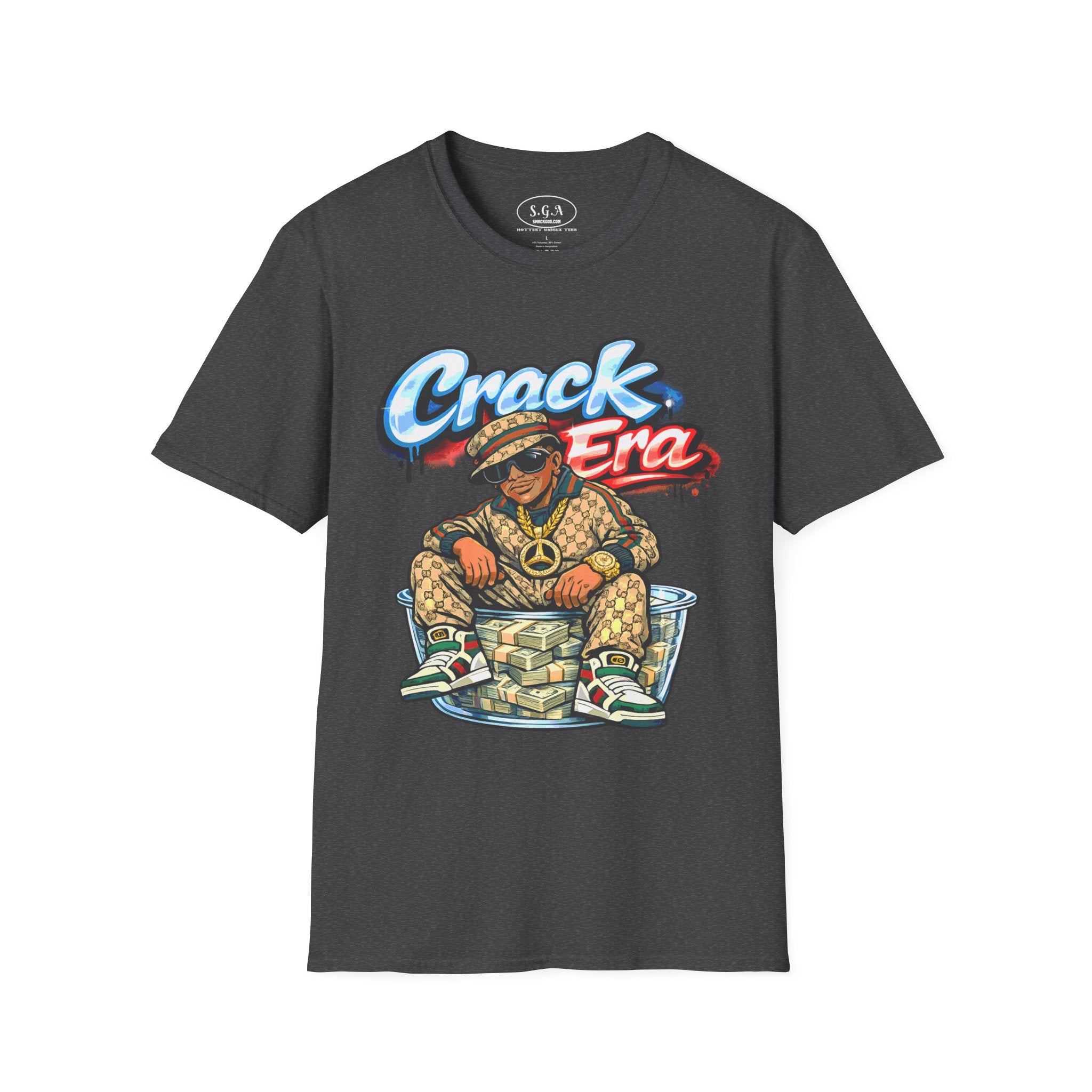 Crack Era Streetwear Shirt – Smack God Apparel | Retro Urban Graphic T-Shirt | Vintage Hip Hop Culture Tee