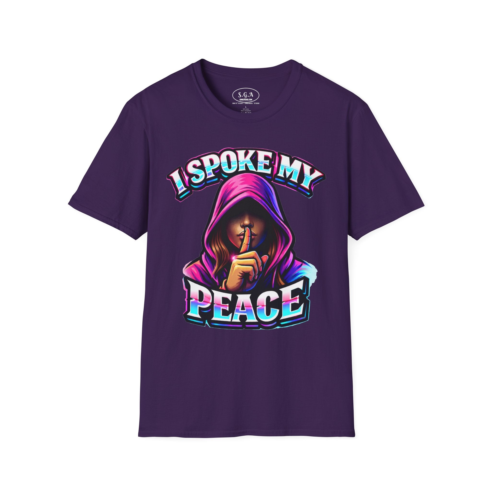 “I Spoke My Peace” Graphic T-Shirt – Bold Statement Streetwear Tee | Smack God Apparel