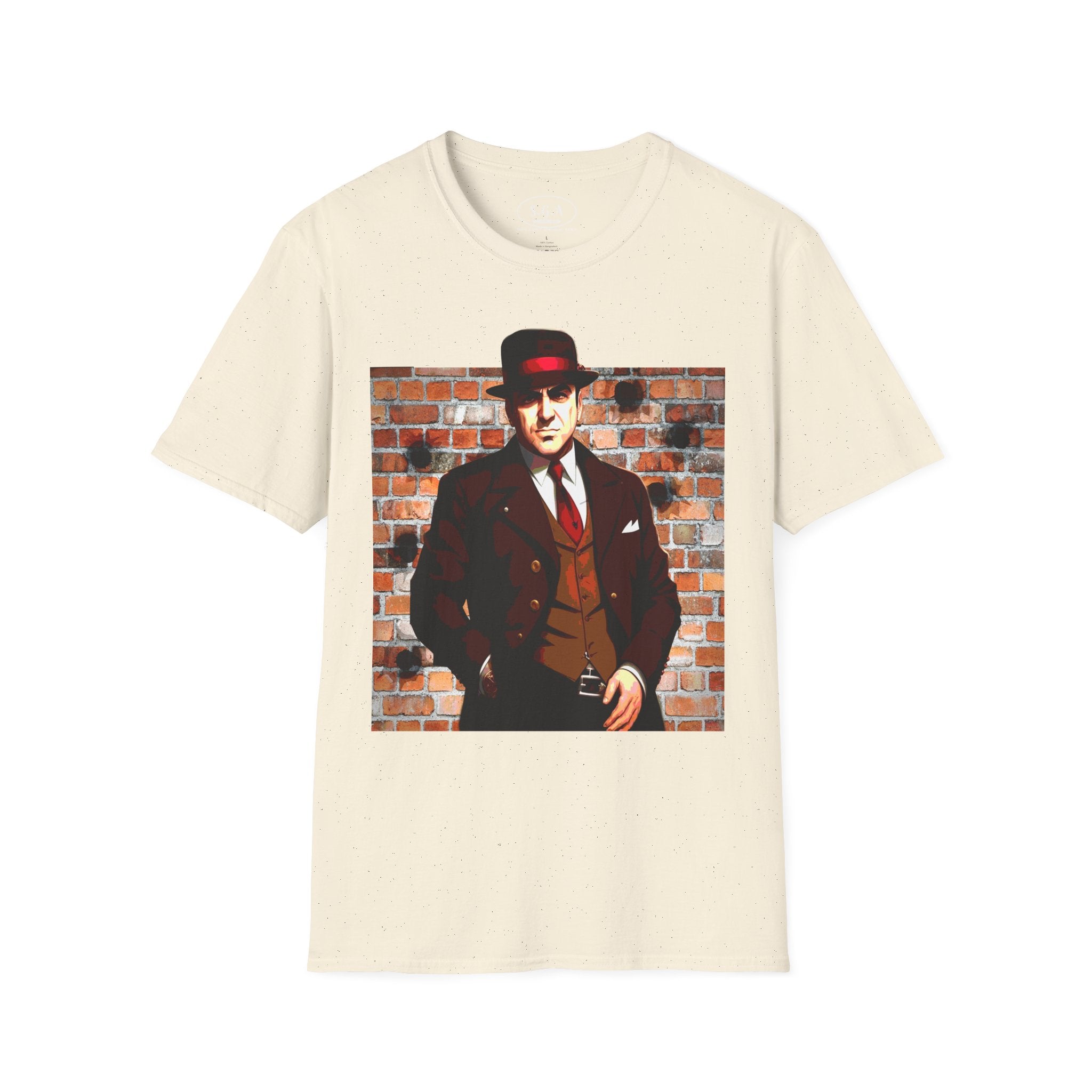 Smack God Apparel “Vintage Mob Boss Energy” Graphic T-Shirt – Classic Gangster Streetwear Tee | Old School Mafia Style Shirt | Retro Crime Drama Graphic Tee