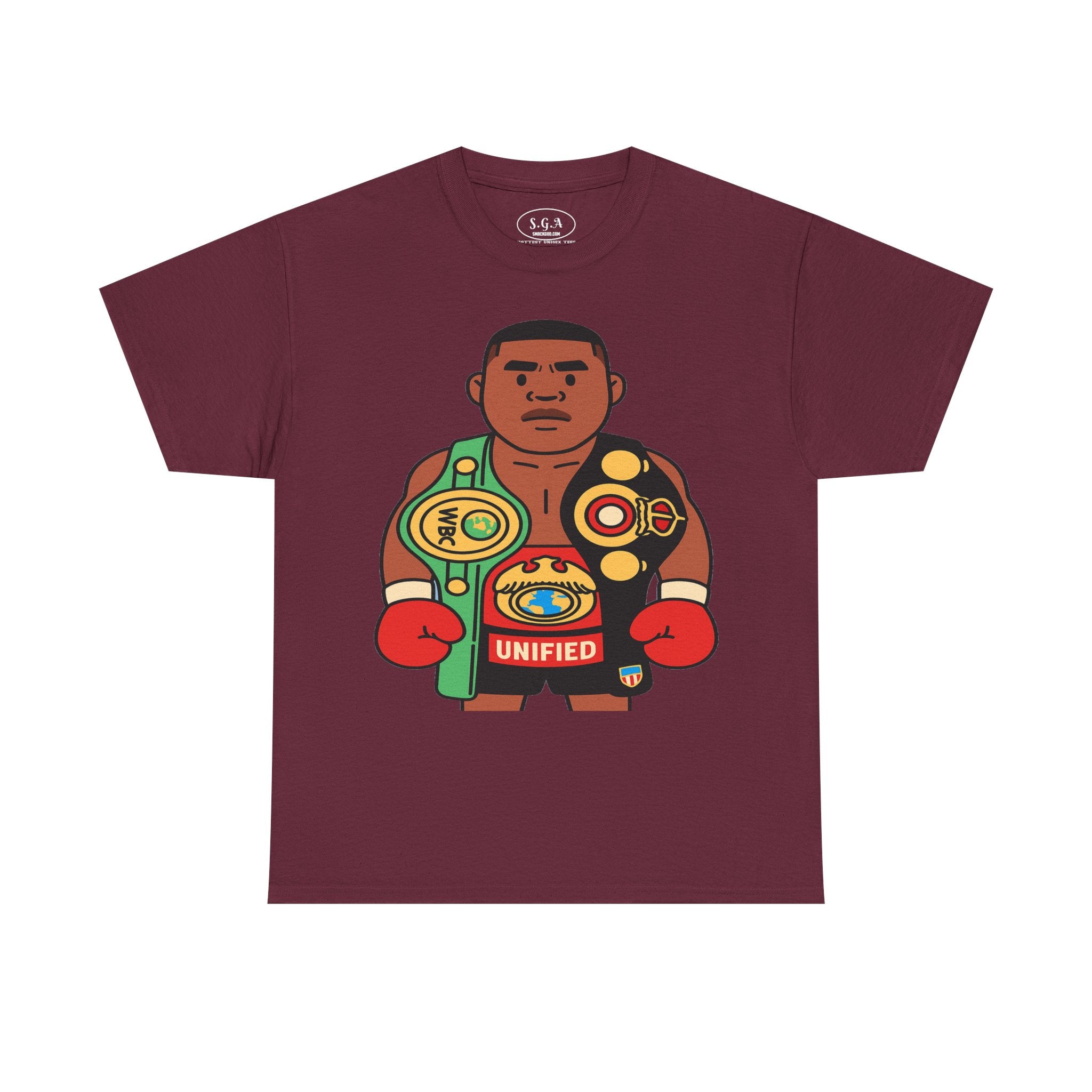 Iron Mike Inspired Boxing Champion T-Shirt – Cartoon Heavyweight Champ Tee | Boxing Streetwear Shirt | Smack God Apparel