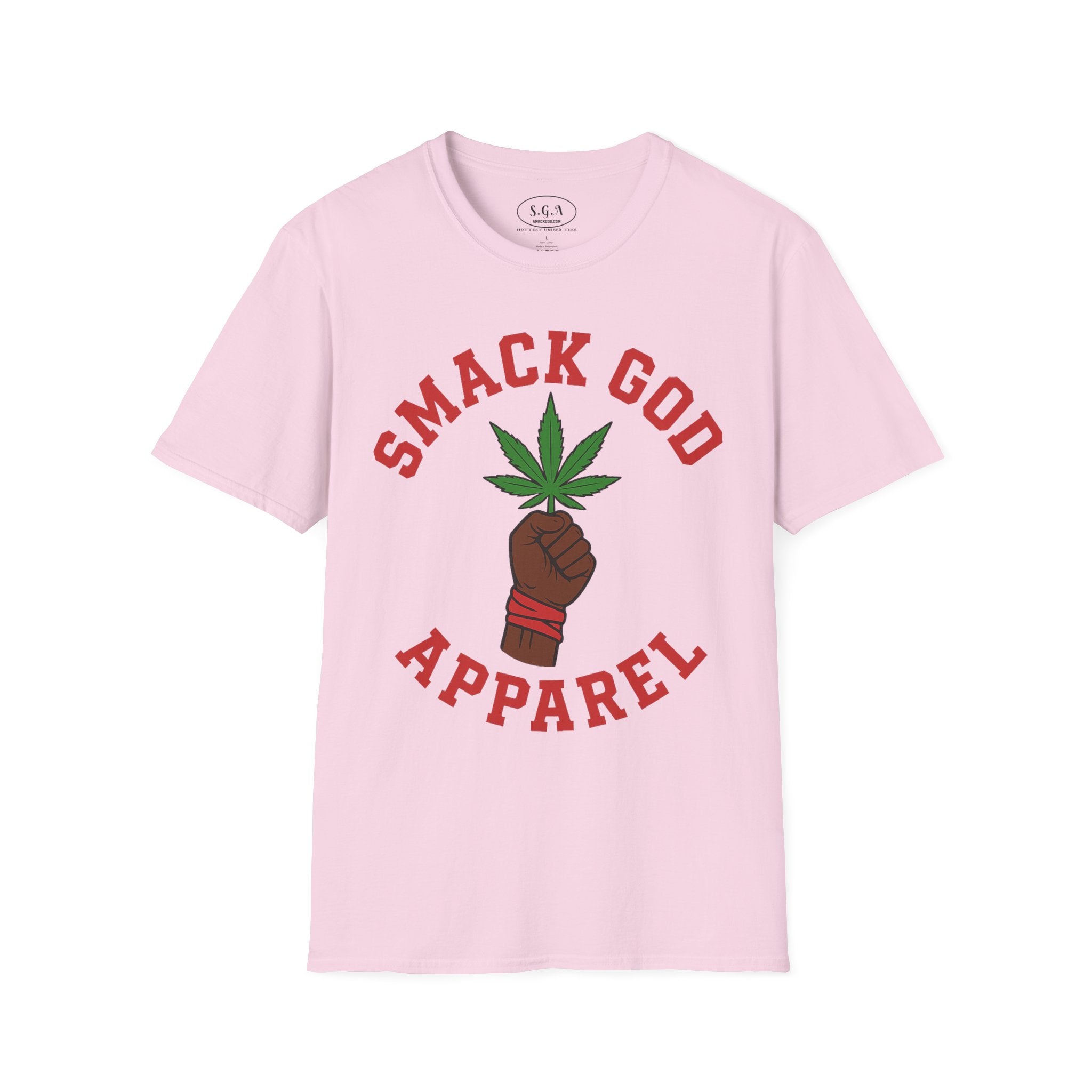 Smack God Weed Graphic T-Shirt – Cannabis Streetwear Tee | 420 Lifestyle Marijuana Shirt | Smack God Apparel