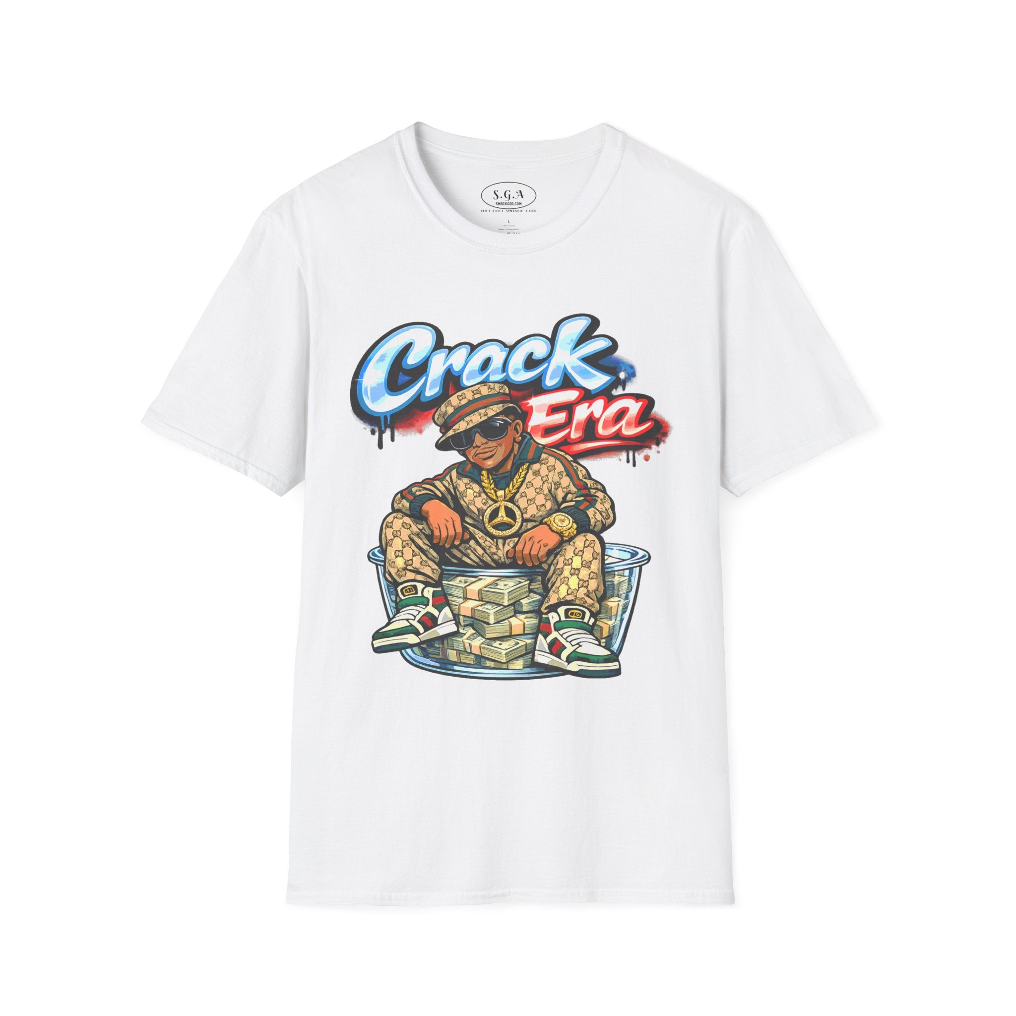 Crack Era Streetwear Shirt – Smack God Apparel | Retro Urban Graphic T-Shirt | Vintage Hip Hop Culture Tee
