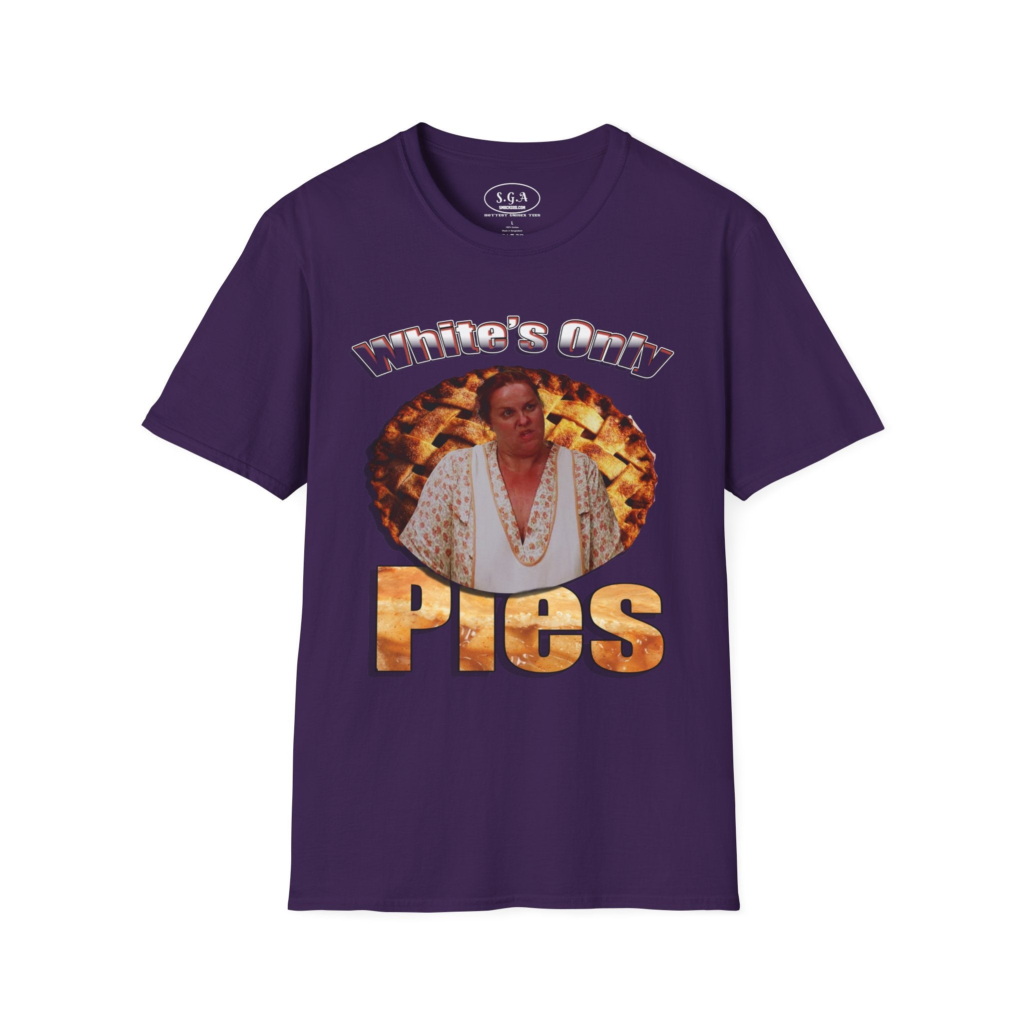 White’s Only Pies T-Shirt – Life Movie Graphic Tee (Eddie Murphy & Martin Lawrence Inspired) | Funny Retro Comedy Shirt | Smack God Apparel