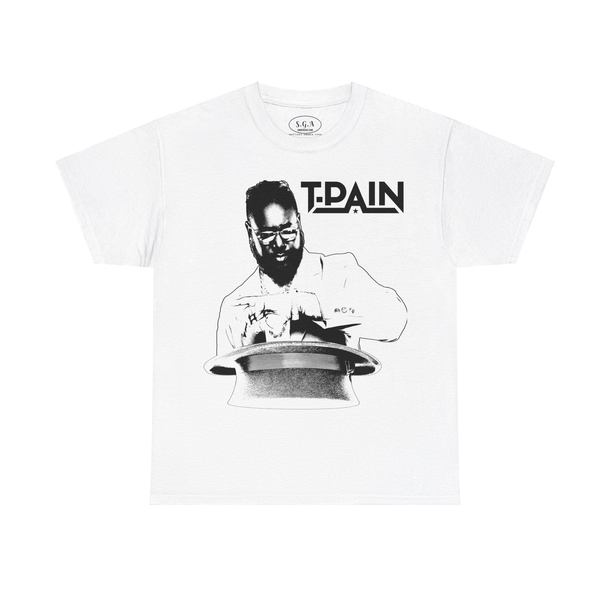 T-Pain Graphic T-Shirt – Smack God Apparel Hip Hop Streetwear Tee | Rap Icon Shirt | Urban Music TShirt