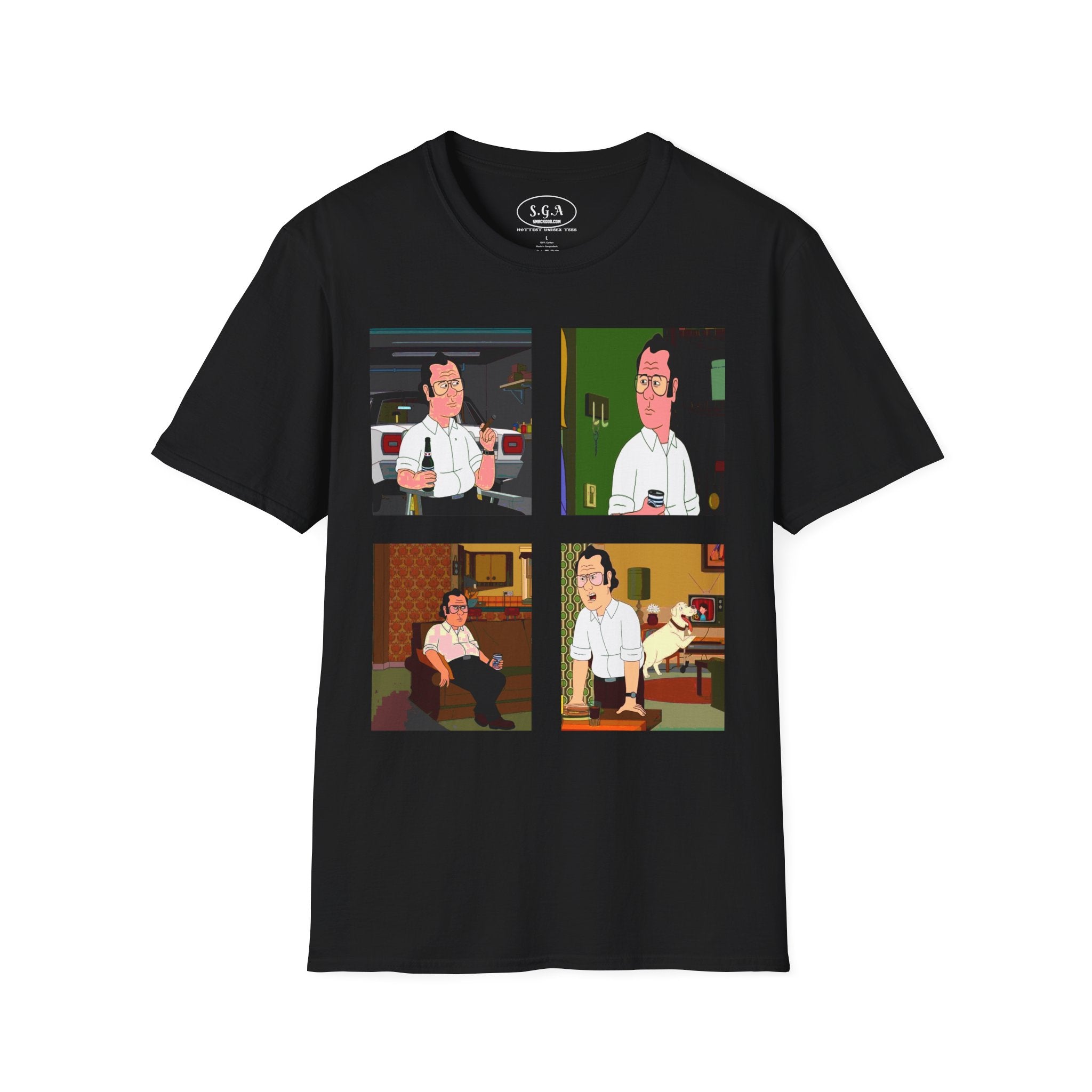 Frank Murphy “F Is For Family” T-Shirt – Retro Cartoon Streetwear Tee | Smack God Apparel Graphic Shirt | SmackGod.com