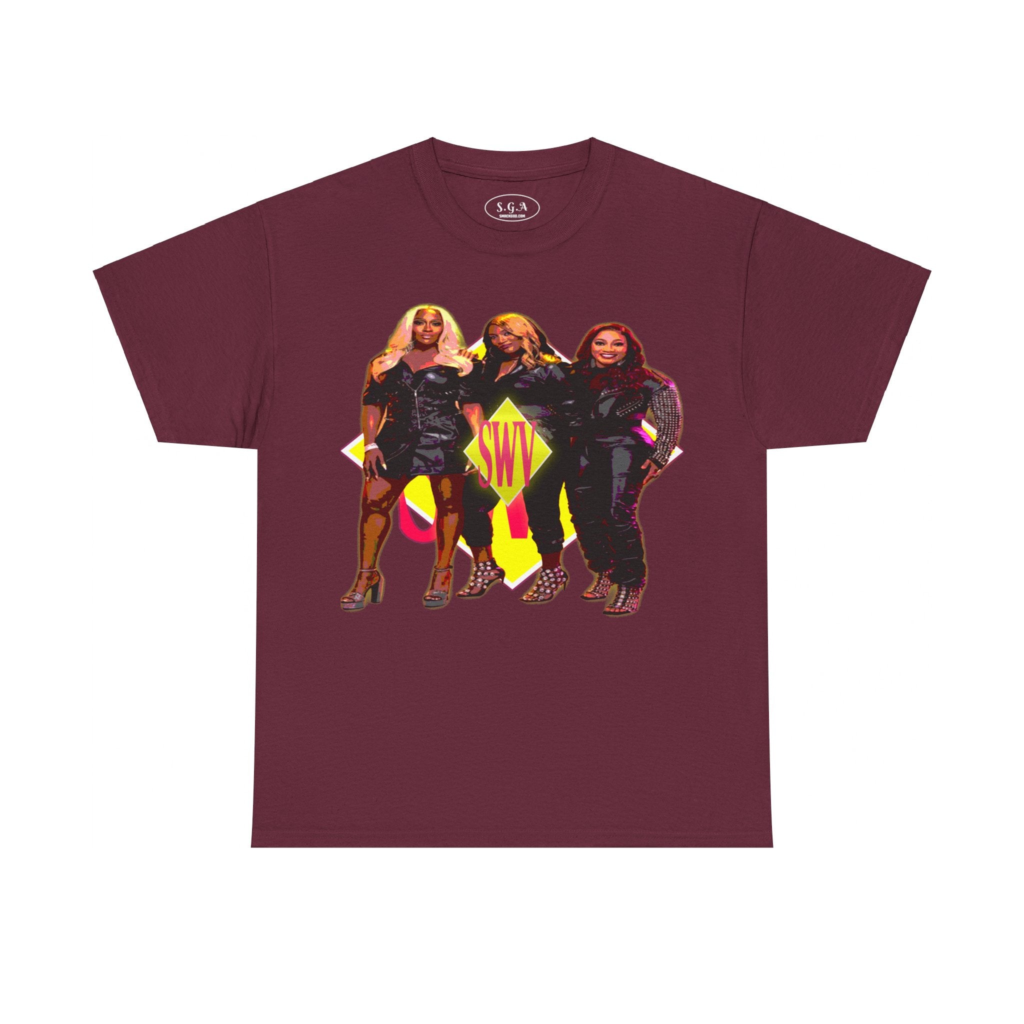 SWV Inspired R&B Girl Group T-Shirt – 90s Soul Sisters Graphic Tee | Retro Hip Hop & R&B Shirt | Smack God Apparel