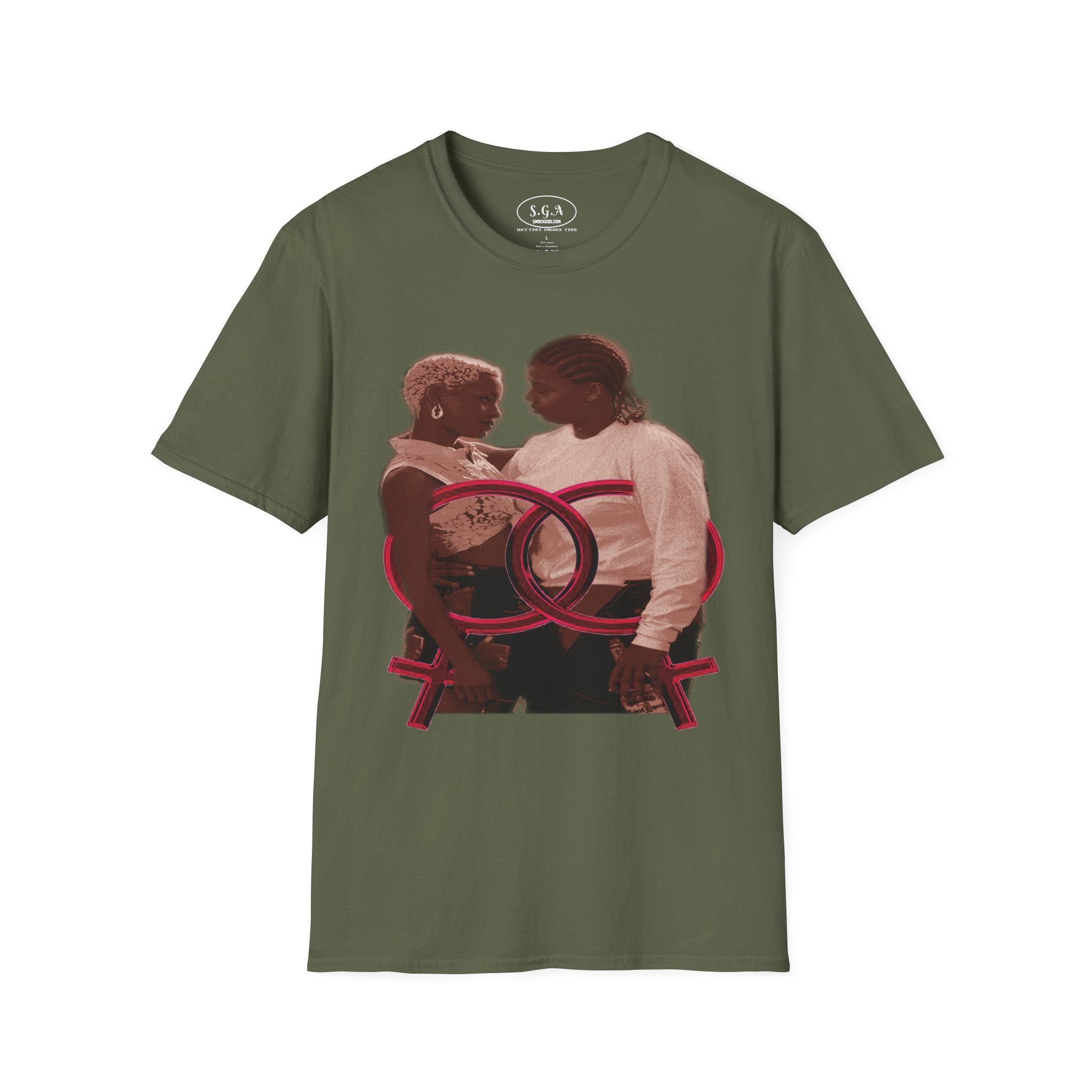 Cleo & Ursula Inspired Set It Off Graphic T-Shirt –  Couple Streetwear Tee | Feminine Energy Love Shirt | Smack God Apparel