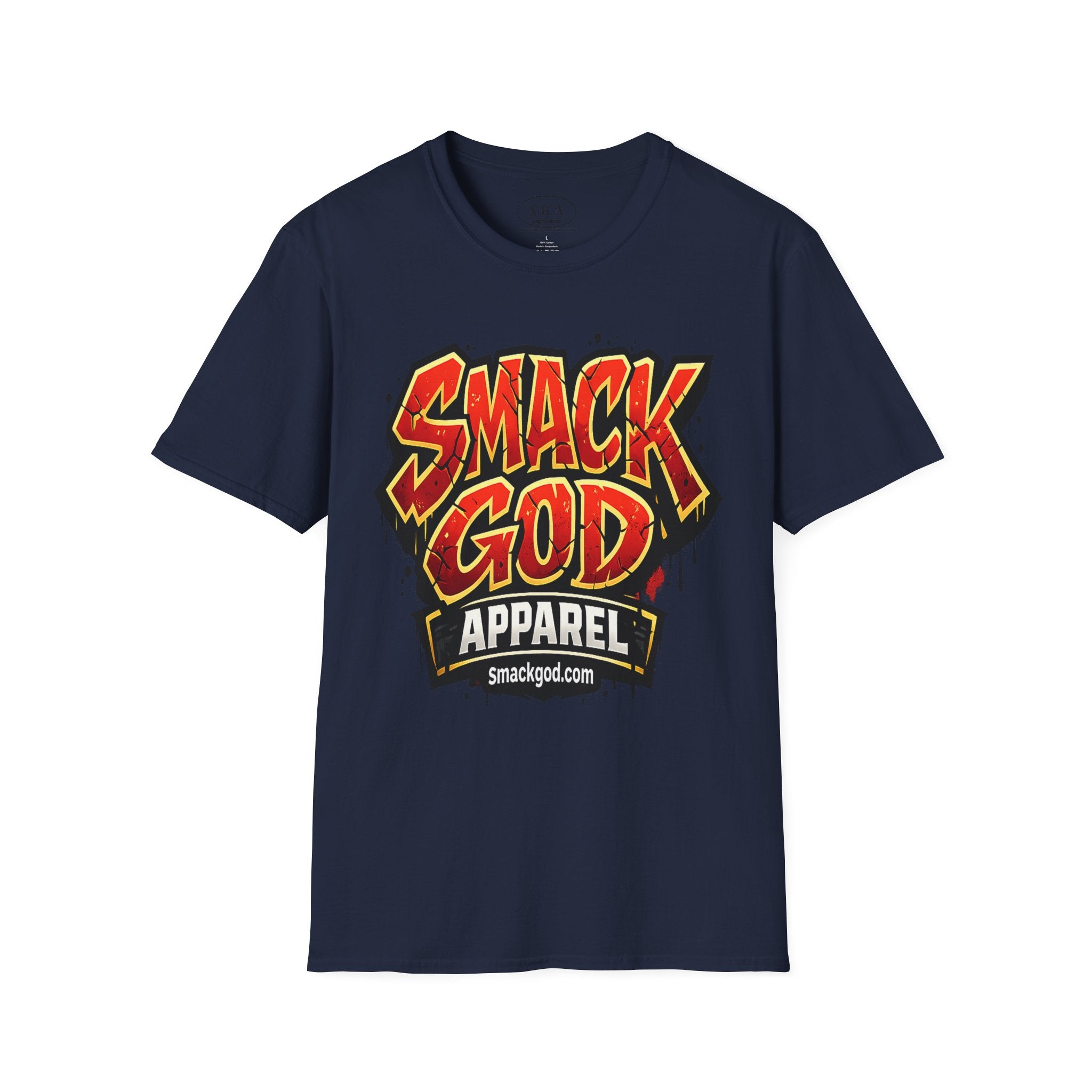 Smack God Apparel Graffiti Logo T-Shirt – Urban Streetwear Graphic Tee | Bold Hip Hop Style Shirt | SmackGod.com