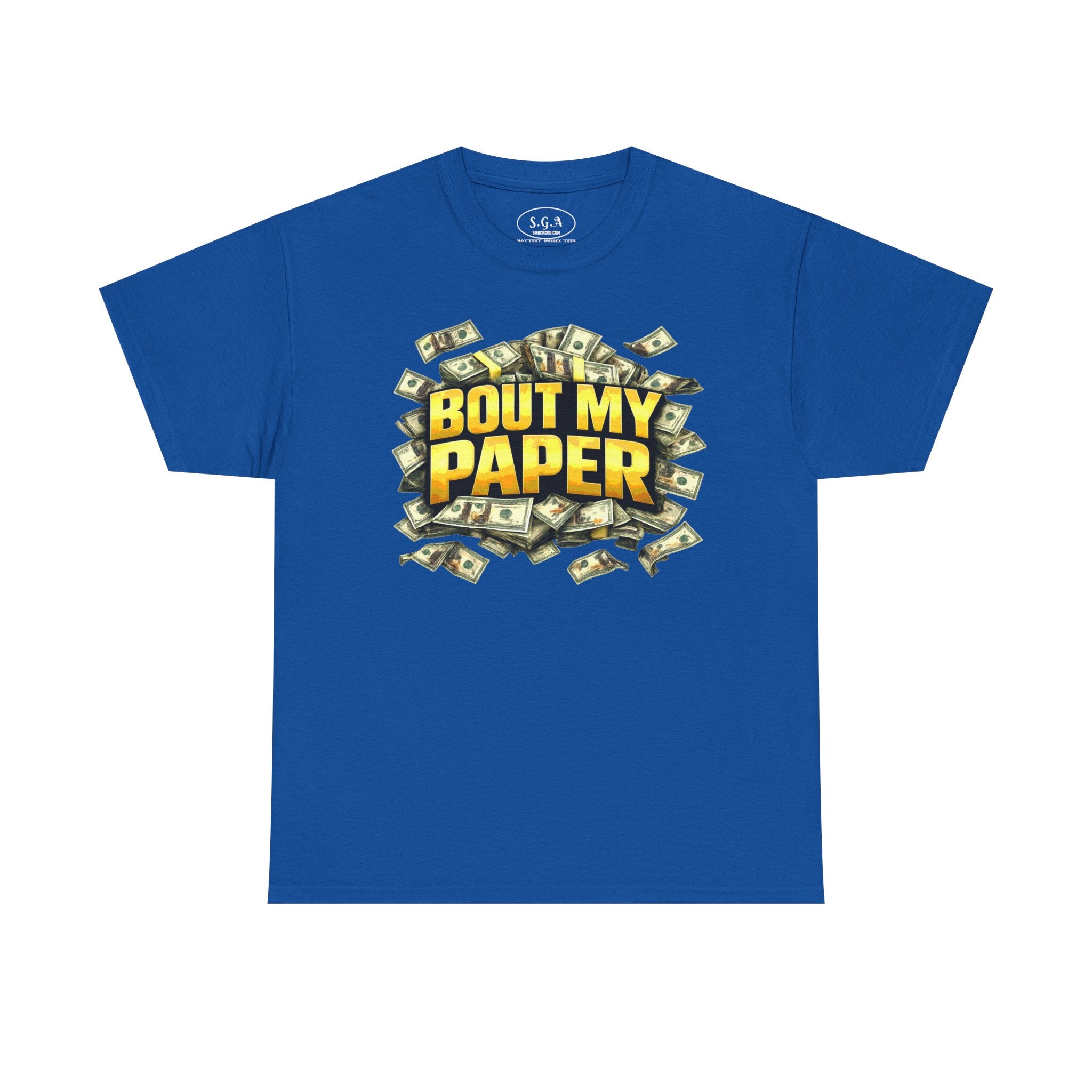 Bout My Paper T-Shirt – Money Hustle Graphic Tee | Cash Stacks Streetwear Shirt | Smack God Apparel