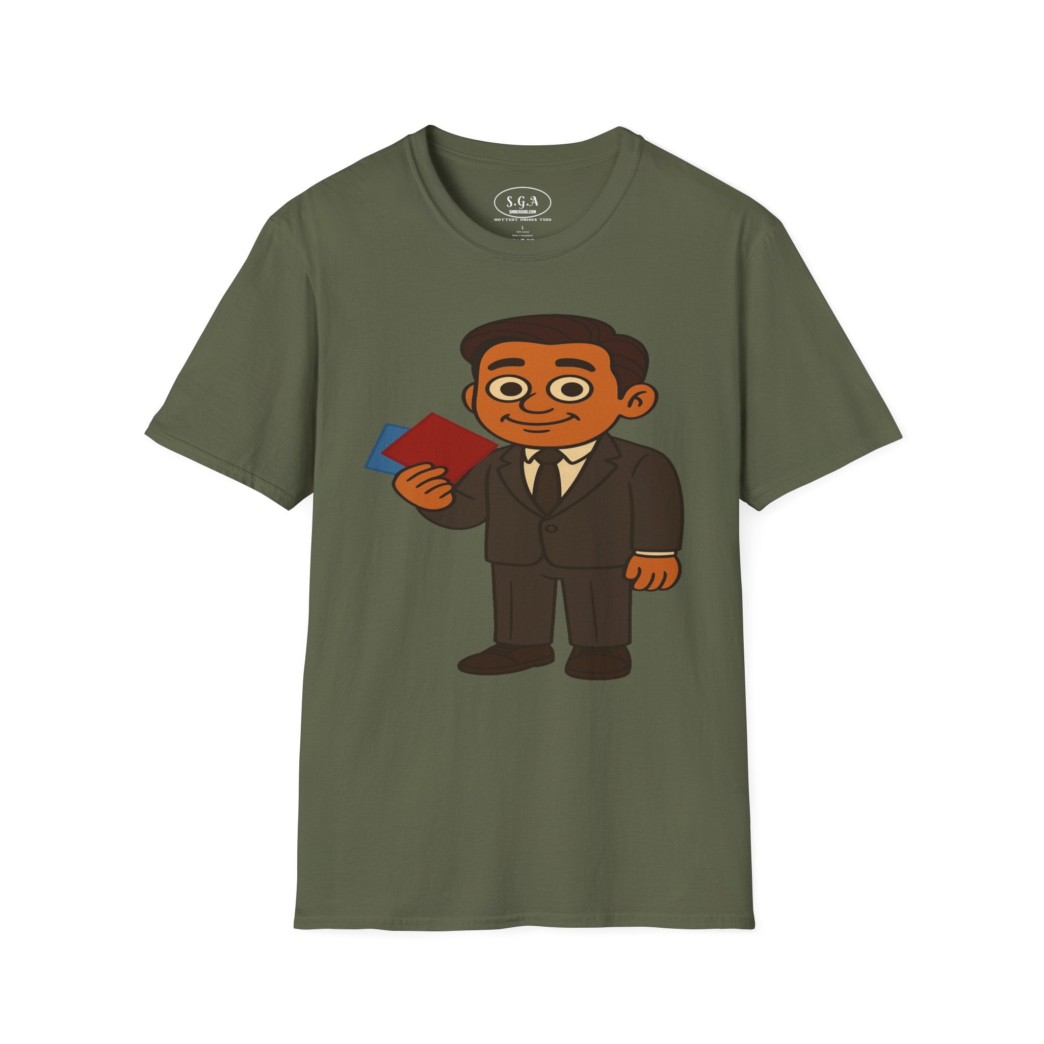 Squid Game Recruiter Inspired T-Shirt – Red Light Green Light Card Graphic Tee | Korean Series Streetwear Shirt | Smack God Apparel