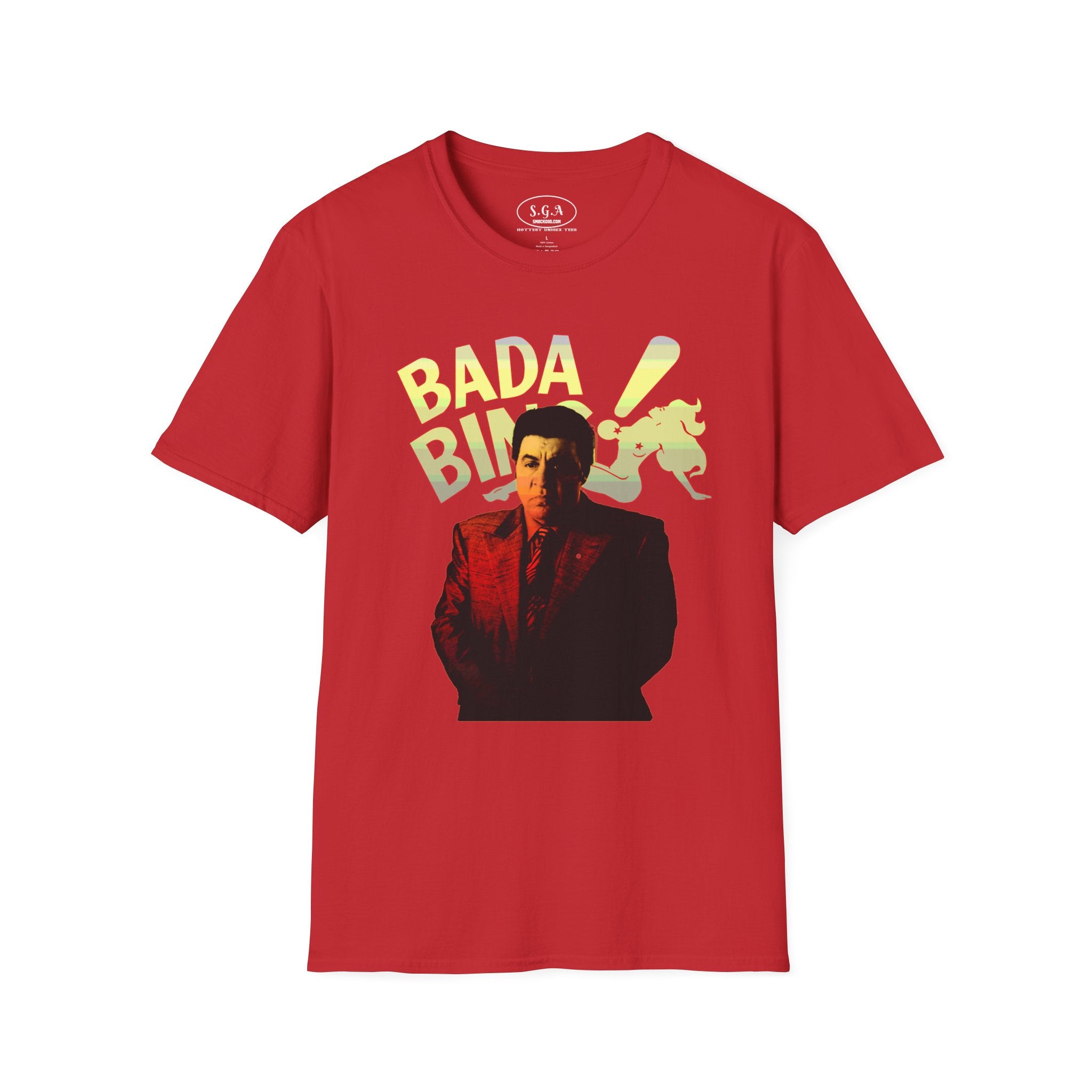 “Bada Bing Silvio Dante” Graphic T-Shirt – Sopranos Inspired Mafia Tee | Classic Mob Boss Streetwear Shirt | TV Icon Graphic Tee