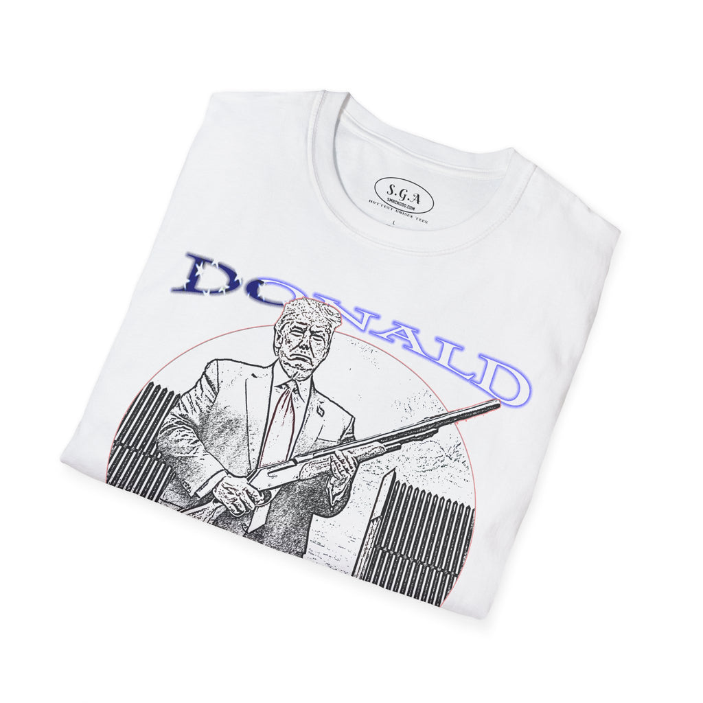 Smack God Apparel “Trump Shotgun Energy” Graphic T-Shirt – Bold Political Streetwear Tee | Patriotic Statement Shirt | Viral Graphic Tee