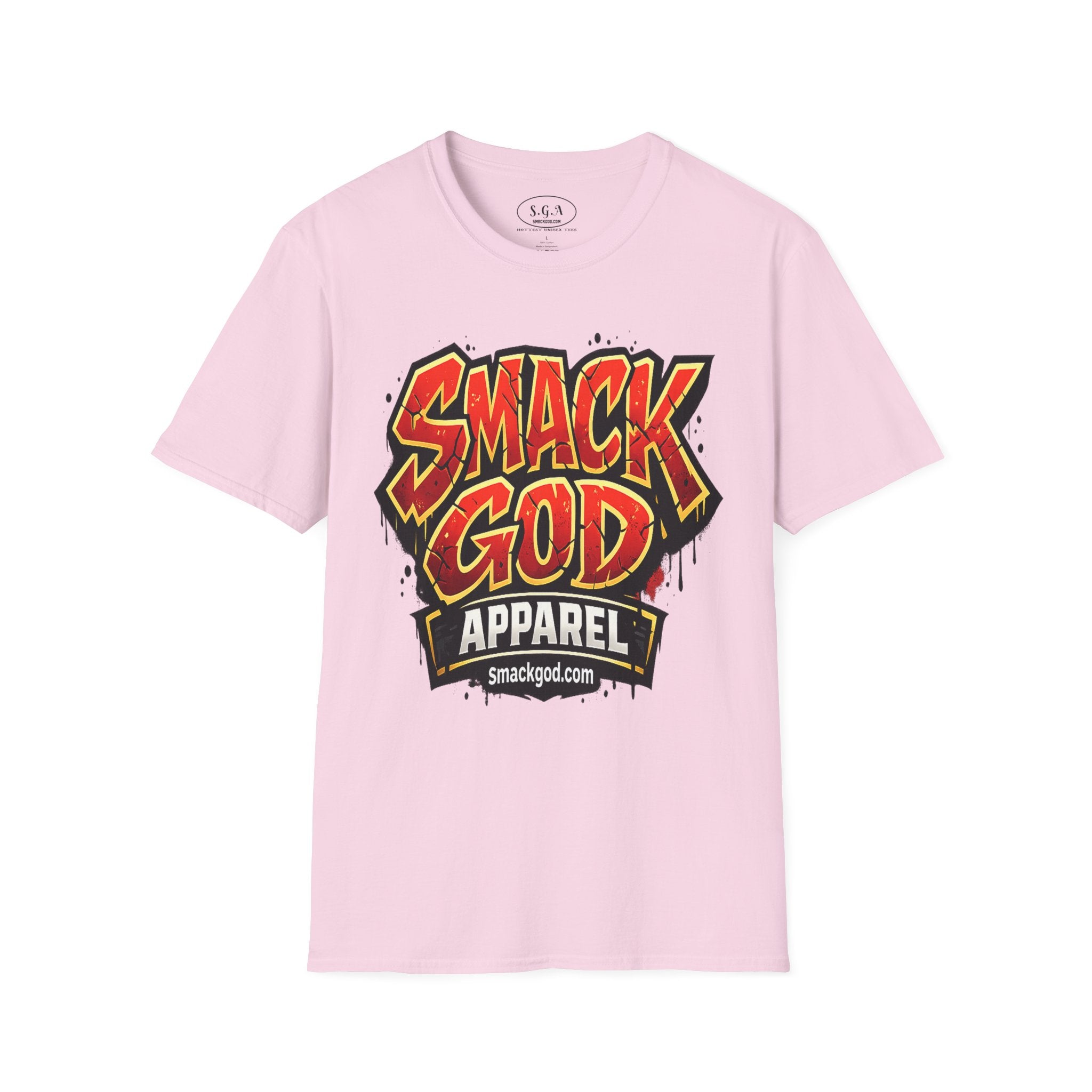 Smack God Apparel Graffiti Logo T-Shirt – Urban Streetwear Graphic Tee | Bold Hip Hop Style Shirt | SmackGod.com