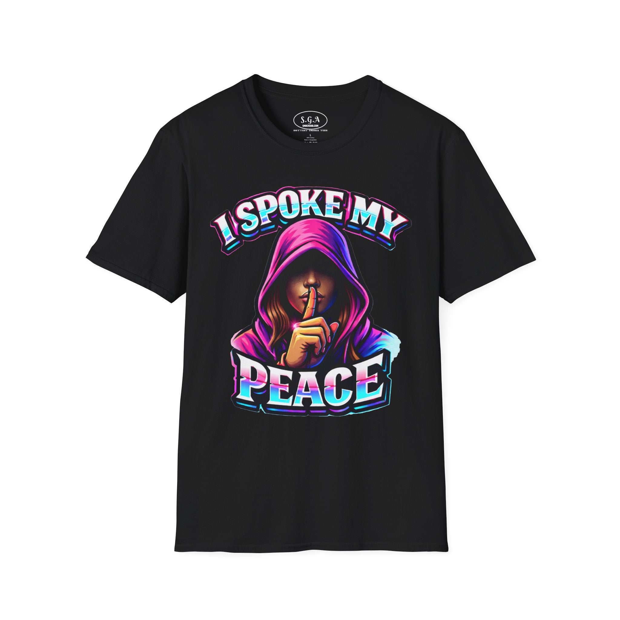 “I Spoke My Peace” Graphic T-Shirt – Bold Statement Streetwear Tee | Smack God Apparel
