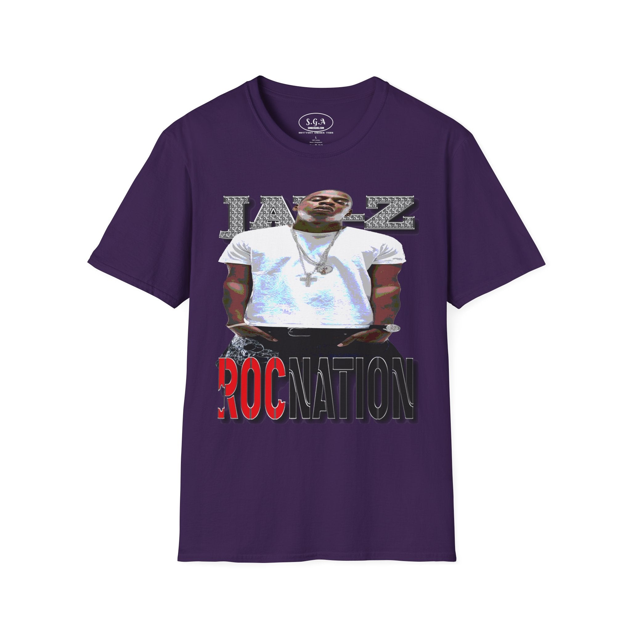 Jay-Z Roc Nation Inspired Graphic T-Shirt – Hip Hop Streetwear Tee | Rap Culture Shirt | Smack God Apparel