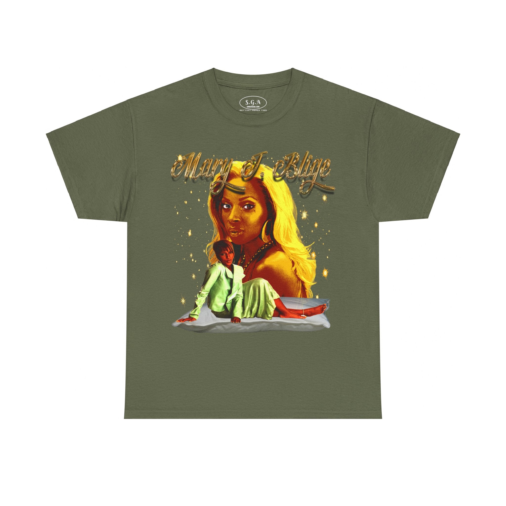 Mary J. Blige T Shirt Hip Hop Soul Icon Smack God Apparel