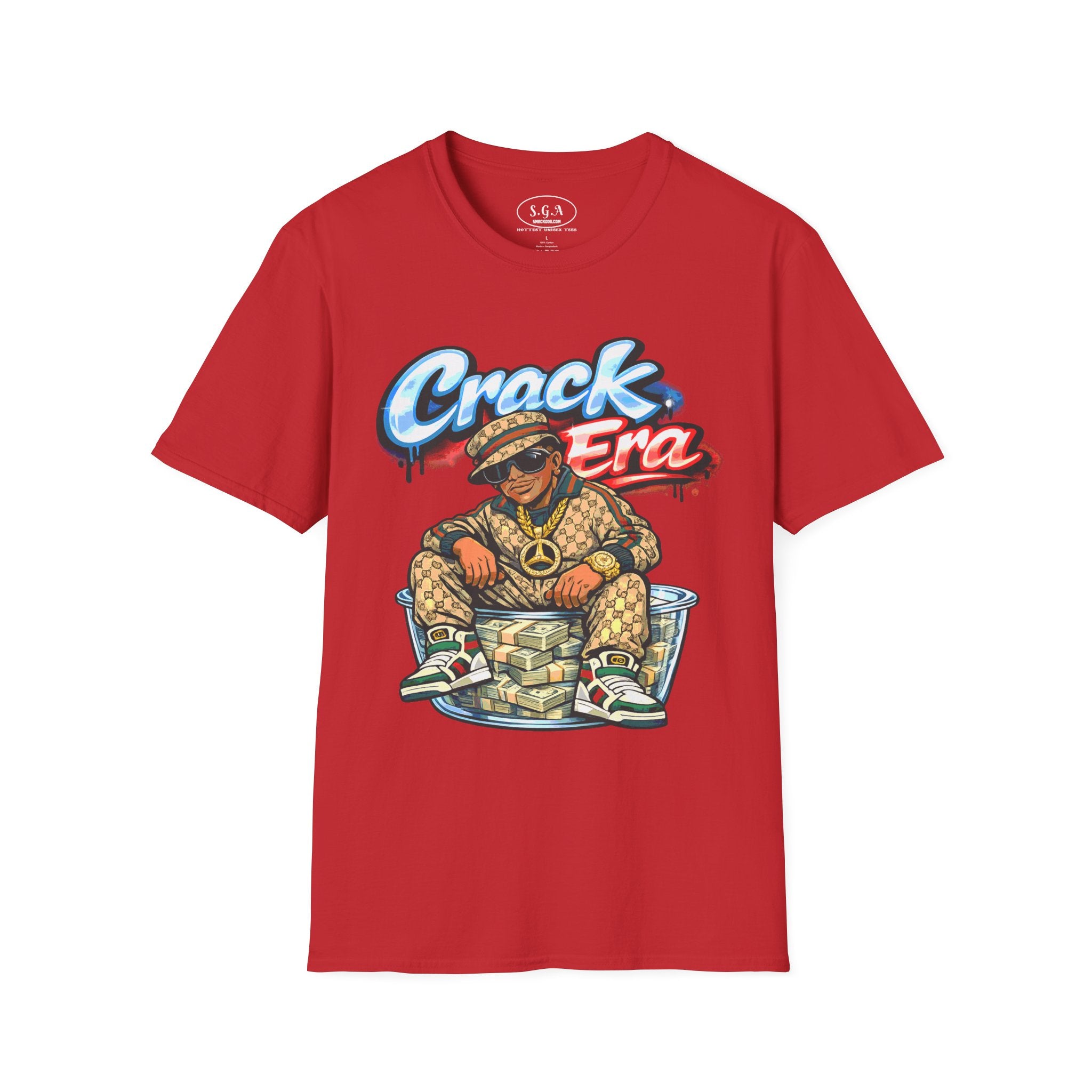 Crack Era Streetwear Shirt – Smack God Apparel | Retro Urban Graphic T-Shirt | Vintage Hip Hop Culture Tee