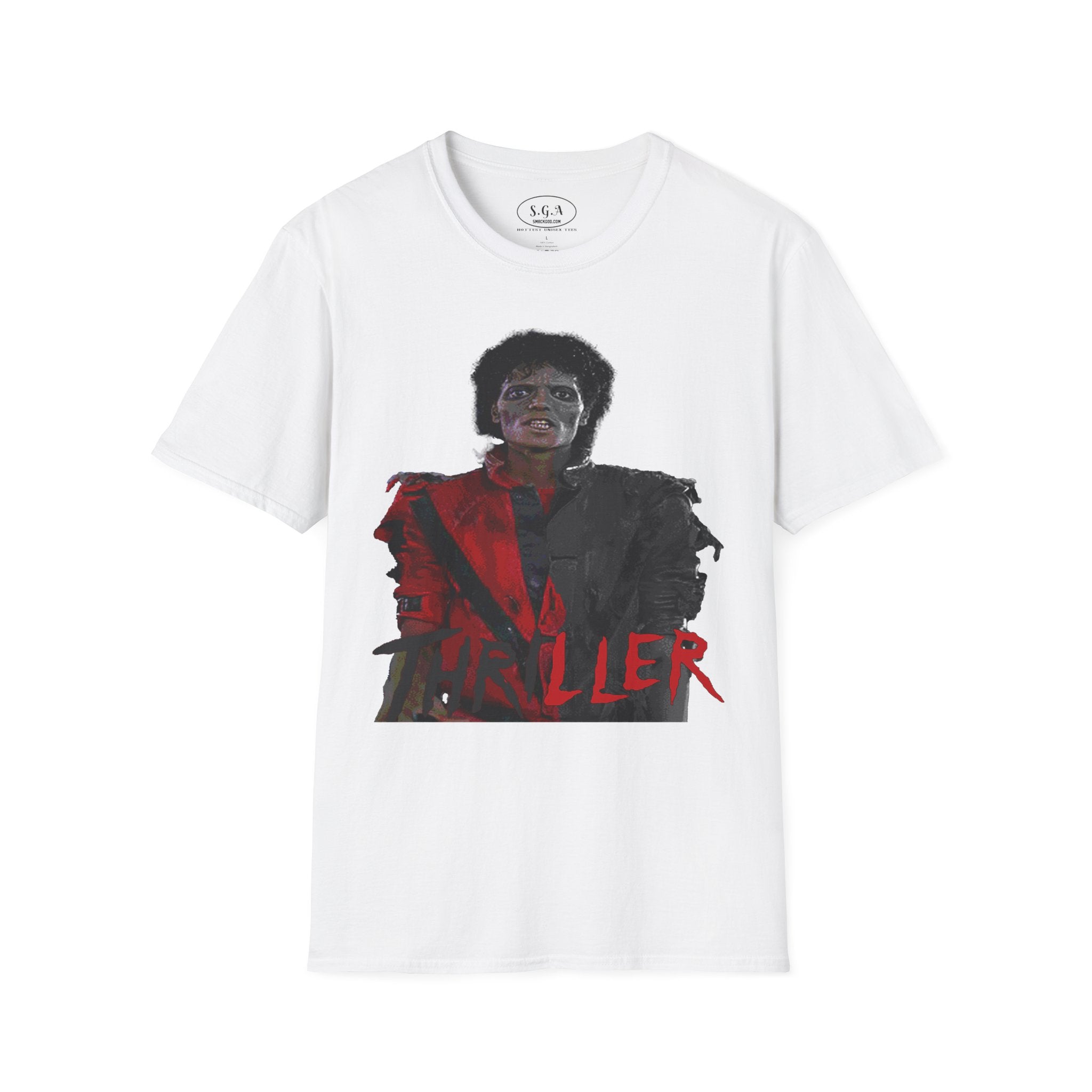Thriller Inspired Graphic T-Shirt – Retro Horror Pop Culture Tee | 80s Music Streetwear Shirt | Smack God Apparel