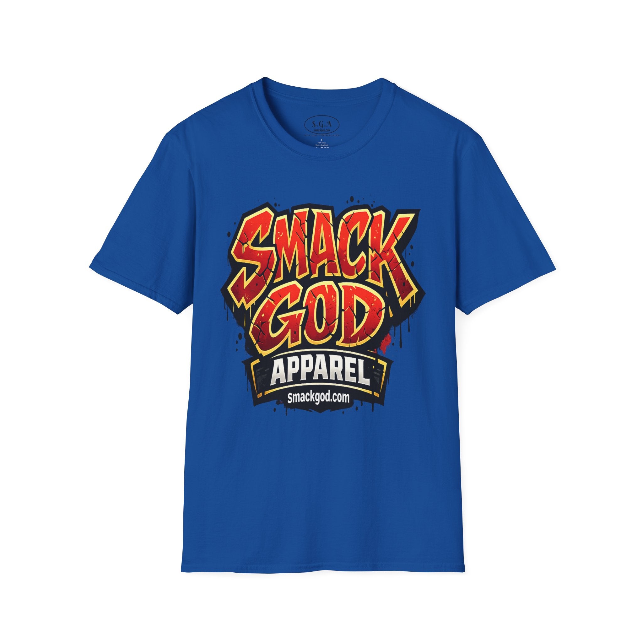 Smack God Apparel Graffiti Logo T-Shirt – Urban Streetwear Graphic Tee | Bold Hip Hop Style Shirt | SmackGod.com