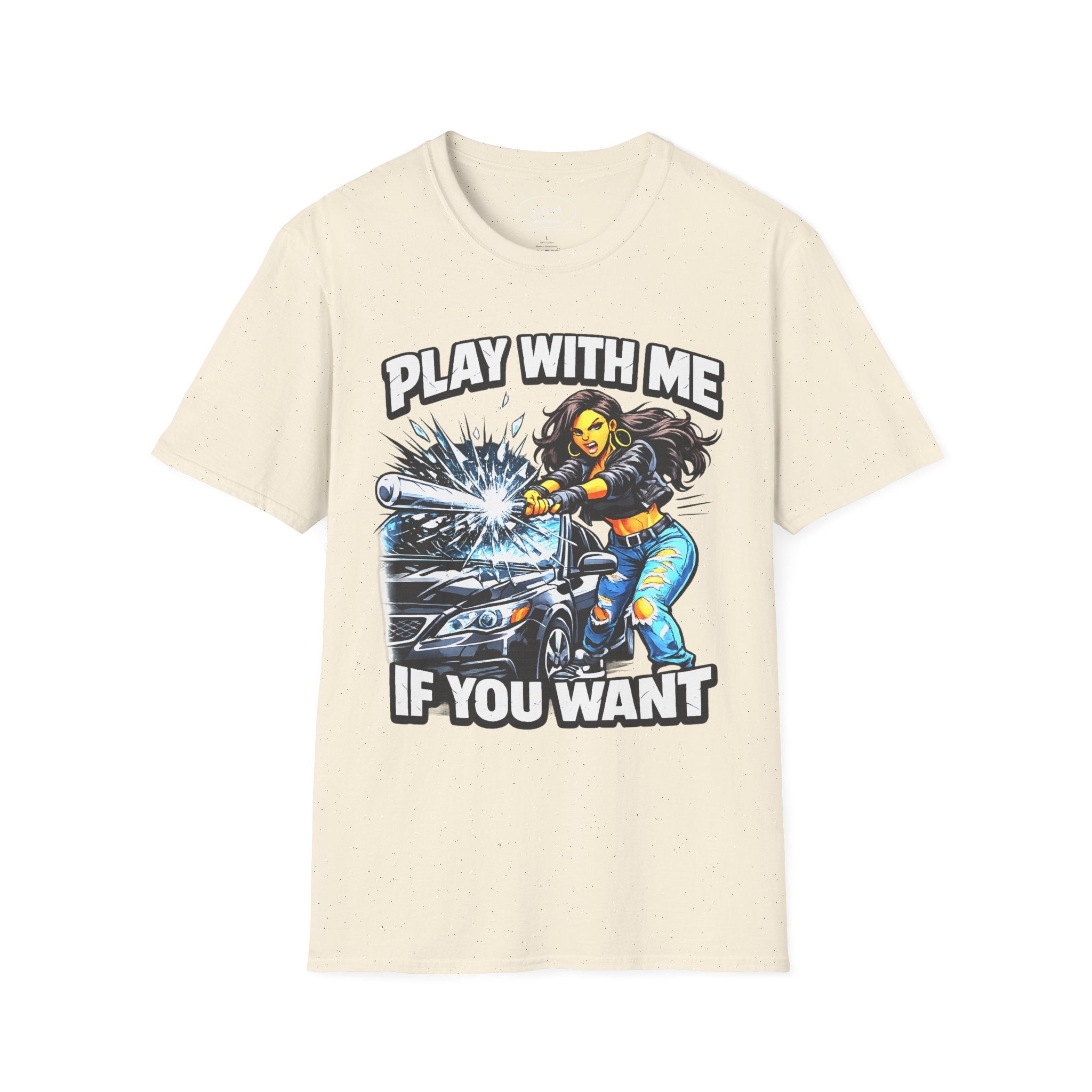“Play With Me If You Want” Graphic T-Shirt – Bold Streetwear Statement Tee | Urban Attitude Shirt | Smack God Apparel