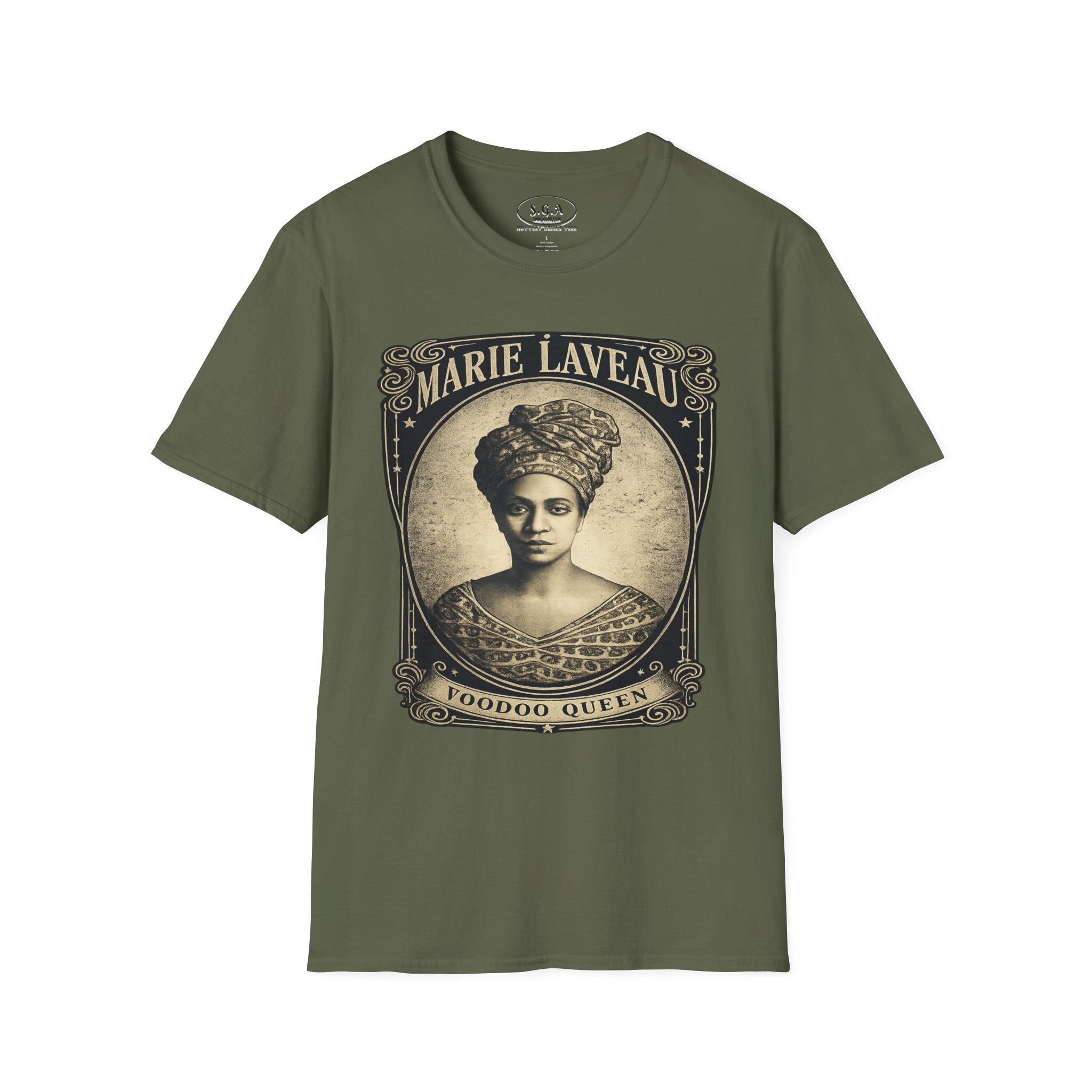 Marie Laveau Voodoo Queen T-Shirt – Smack God Apparel New Orleans Graphic Tee | Louisiana Hoodoo Streetwear Shirt | Spiritual Culture TShirt