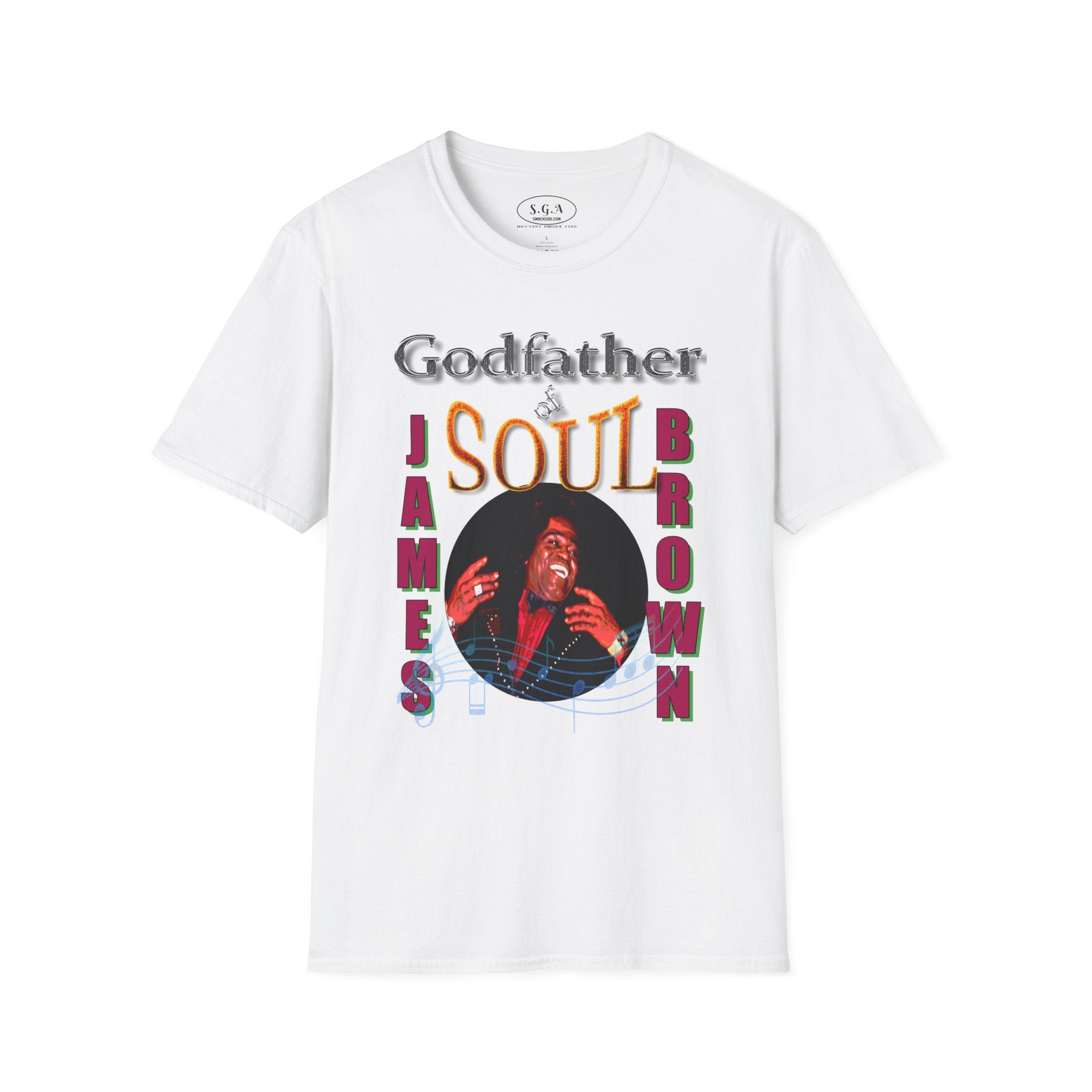 James Brown “Godfather of Soul” T-Shirt – Classic Funk Music Graphic Tee | Smack God Apparel Streetwear Shirt | Vintage Soul Legend Tee
