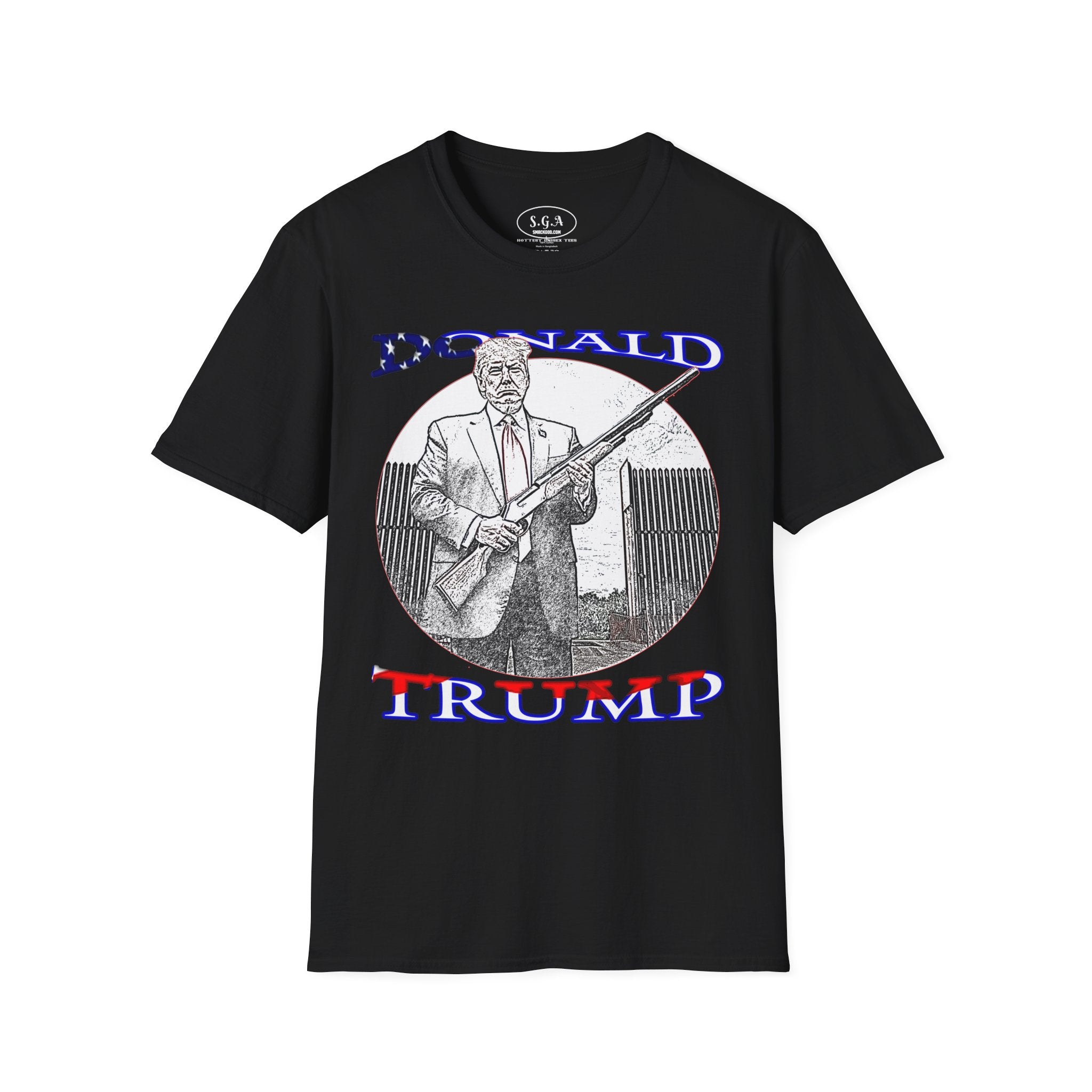 Smack God Apparel “Trump Shotgun Energy” Graphic T-Shirt – Bold Political Streetwear Tee | Patriotic Statement Shirt | Viral Graphic Tee