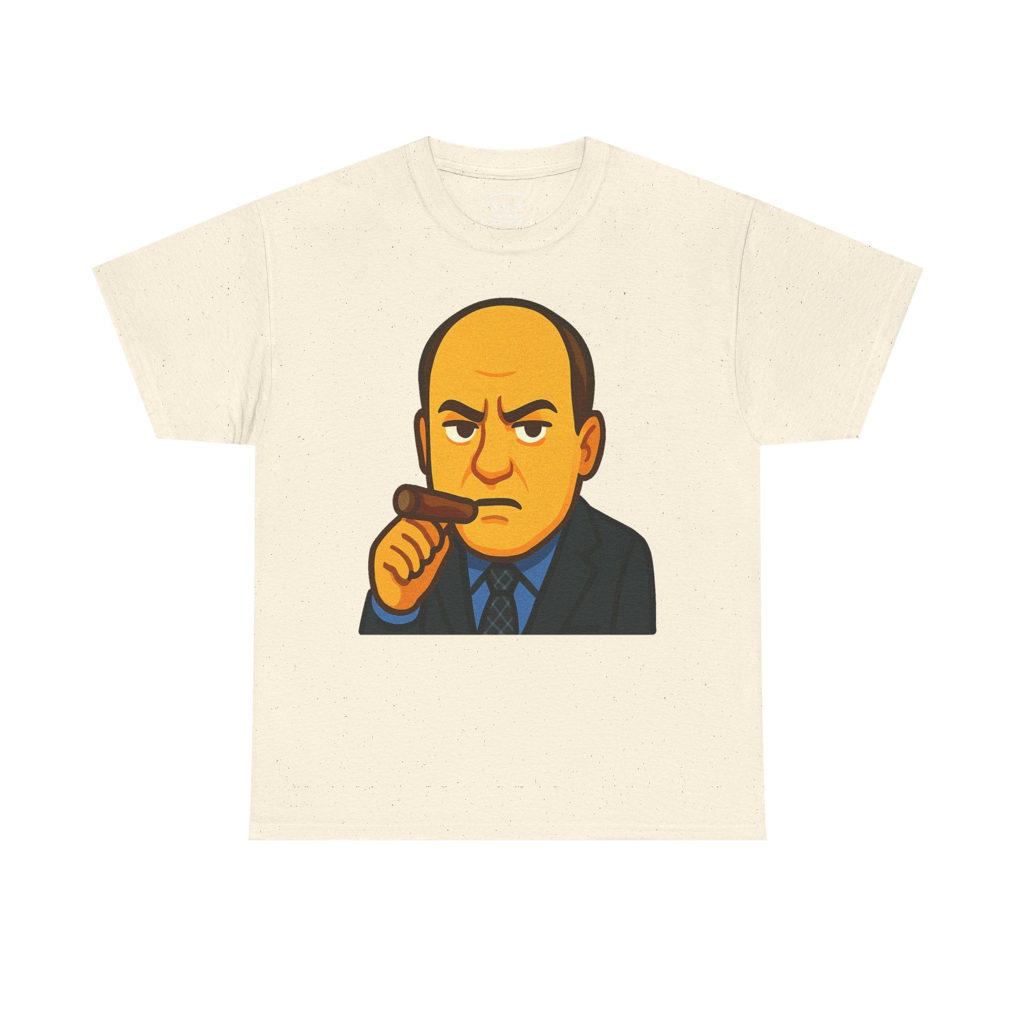 Tony Soprano Inspired Graphic T-Shirt – Mafia Boss Cartoon Tee | Sopranos Style Streetwear Shirt | Smack God Apparel