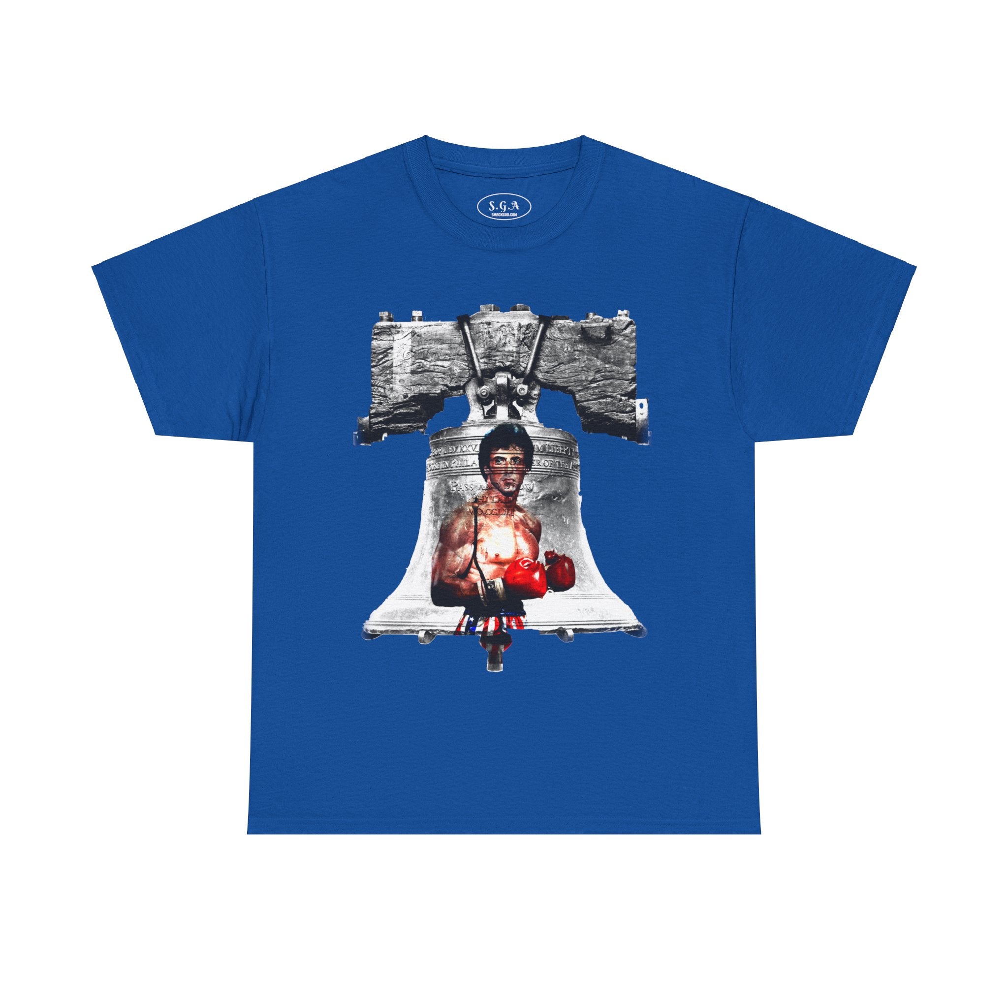 Smack God Apparel “Rocky Liberty Grind” Graphic T-Shirt – Rocky Balboa Inspired Tee | Philadelphia Liberty Bell Streetwear Shirt | Hustle Motivation Graphic Tee
