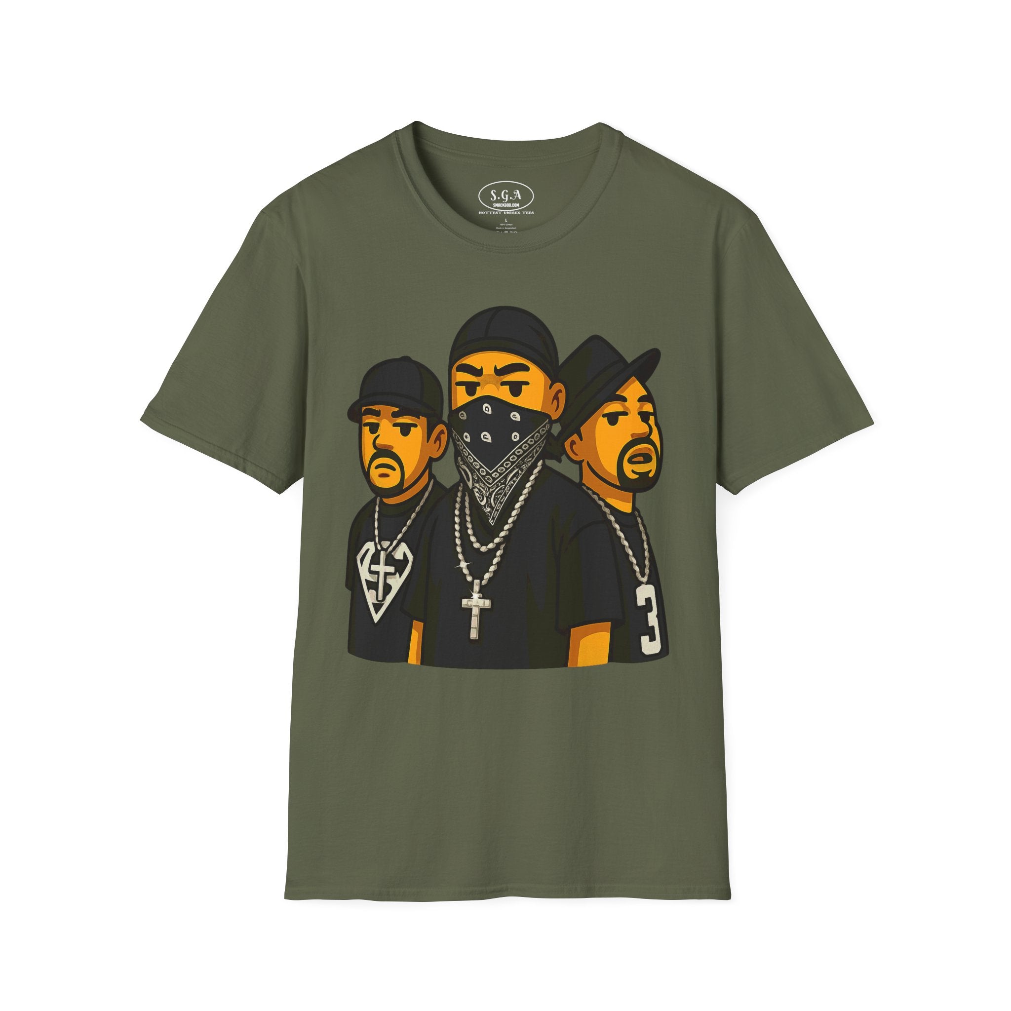 The Unit Streetwear Graphic T-Shirt – Urban Loyalty Cartoon Tee | Hip Hop Style Group Shirt | Smack God Apparel