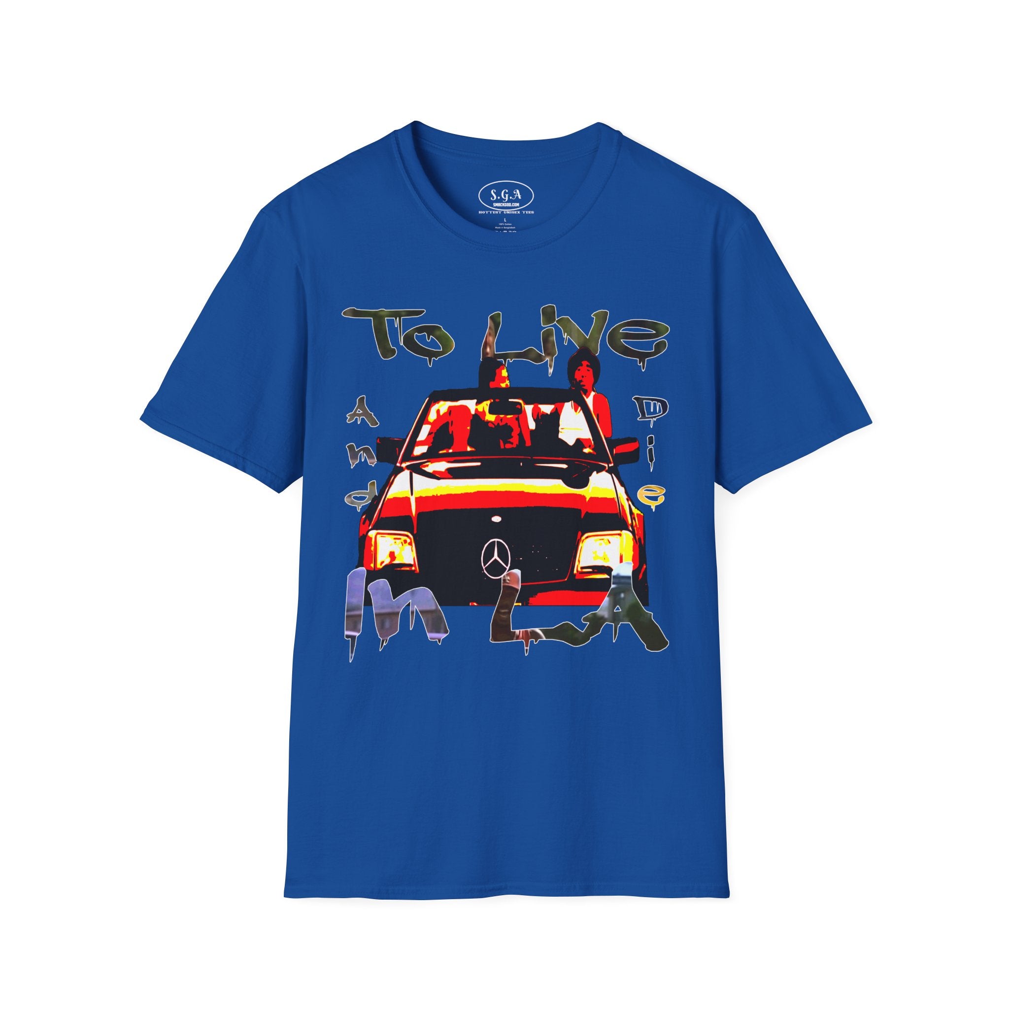 To Live and Die in LA T-Shirt – West Coast Hip Hop Graphic Tee | Los Angeles Streetwear Shirt | Smack God Apparel