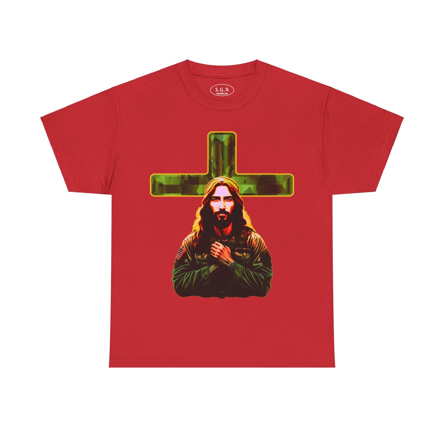 Camo Jesus T Shirt