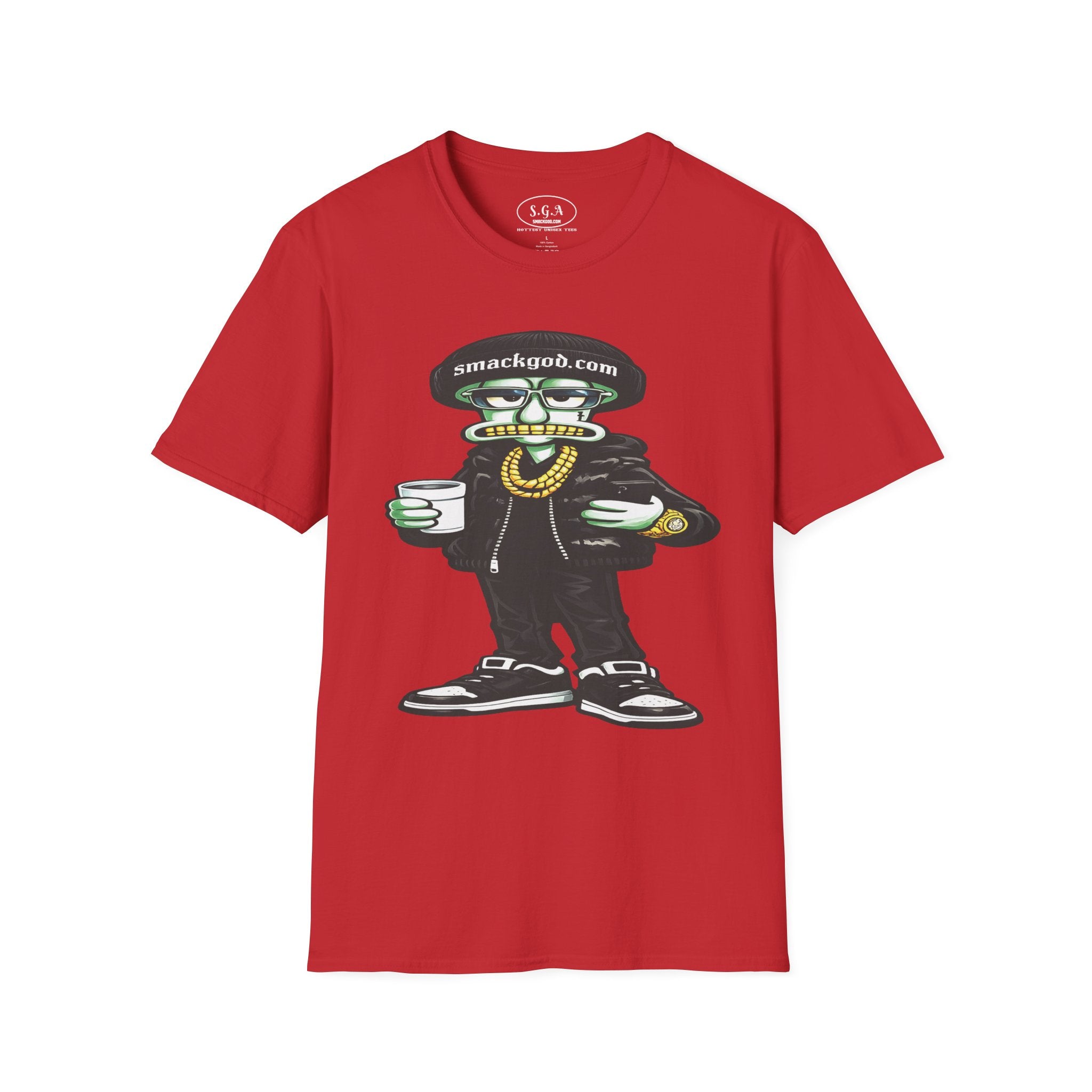 Drip Squidward Streetwear T-Shirt – Bikini Bottom Inspired Funny Graphic Tee | Urban Cartoon Shirt | Smack God Apparel