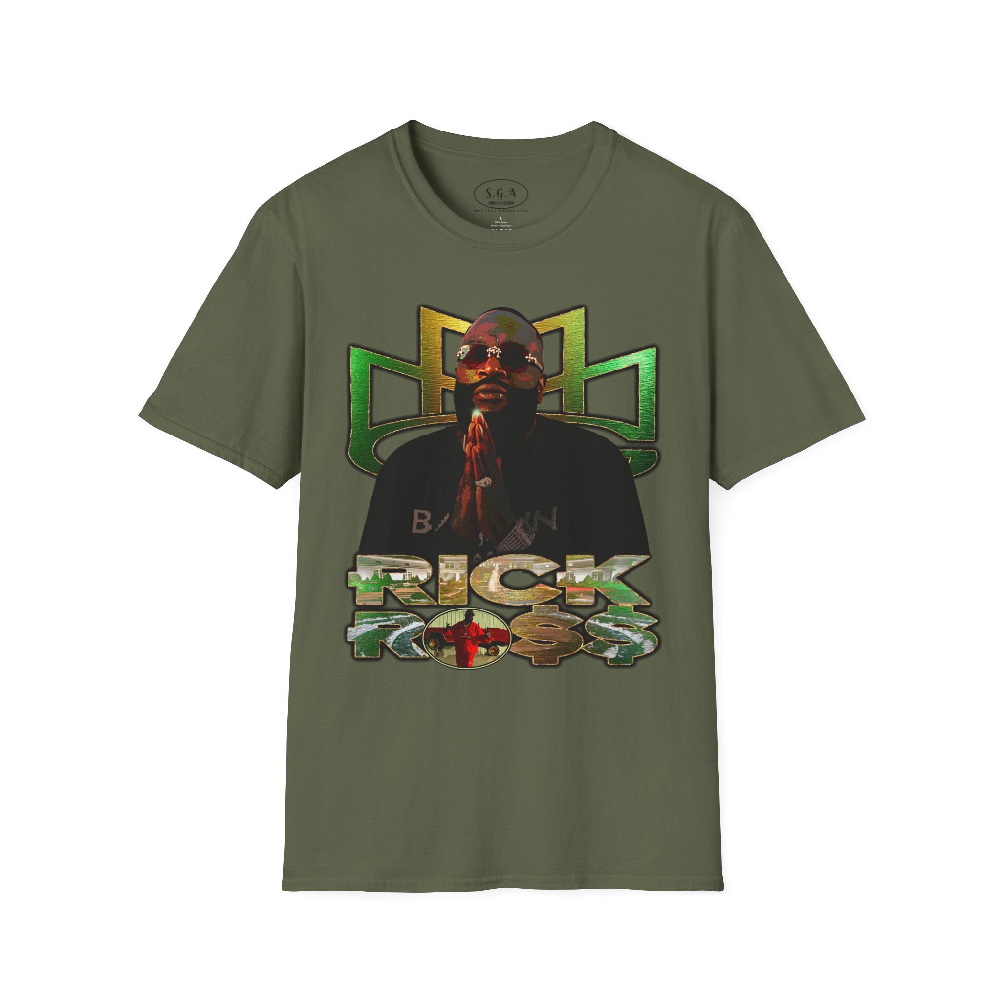 Rick Ross Inspired T-Shirt – Luxury Boss Lifestyle Graphic Tee | Hustle & Wealth Streetwear Shirt | Smack God Apparel