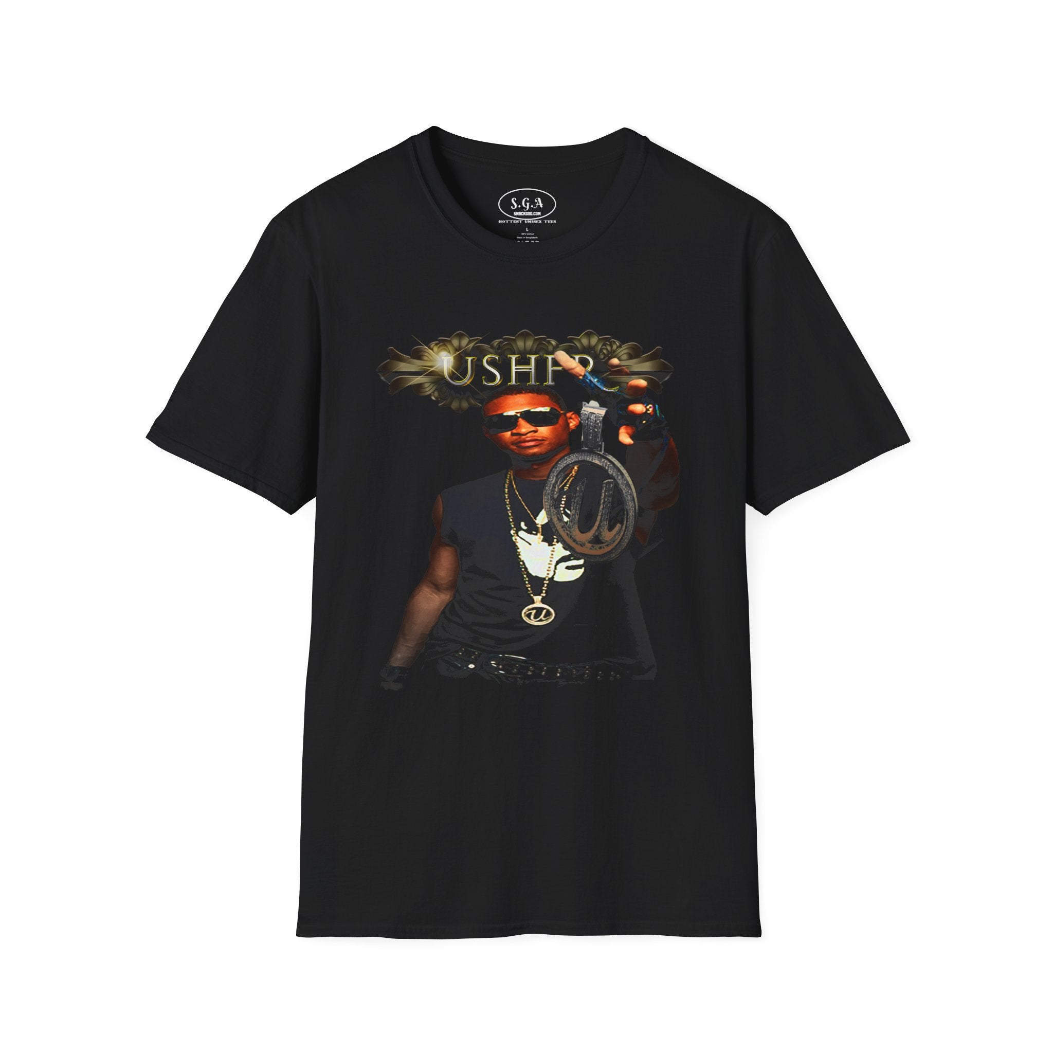 “Usher Raymond Vibes” Graphic T-Shirt – R&B Legend Streetwear Tee | Smooth Operator Music Shirt