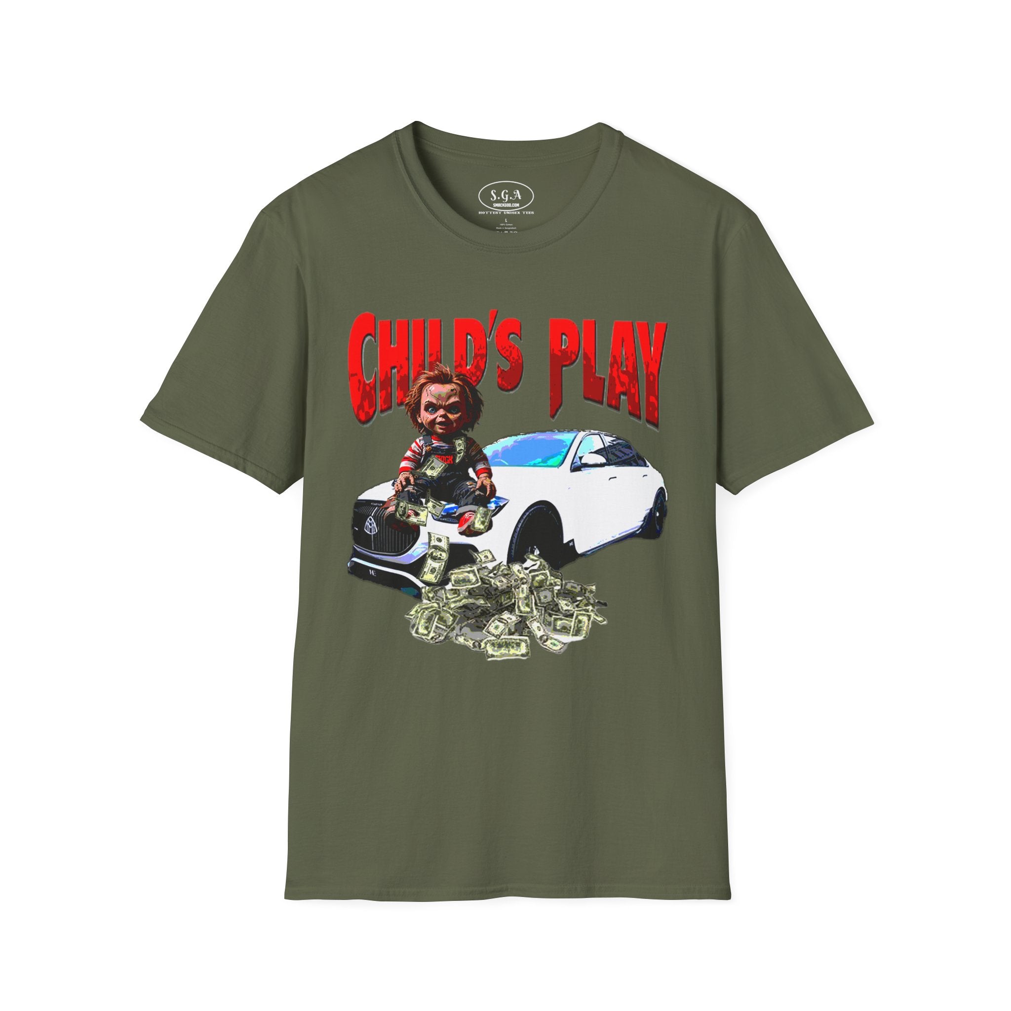 Child’s Play Horror Shirt – Smack God Apparel | Killer Doll Graphic T-Shirt | Funny Scary Movie Streetwear Tee