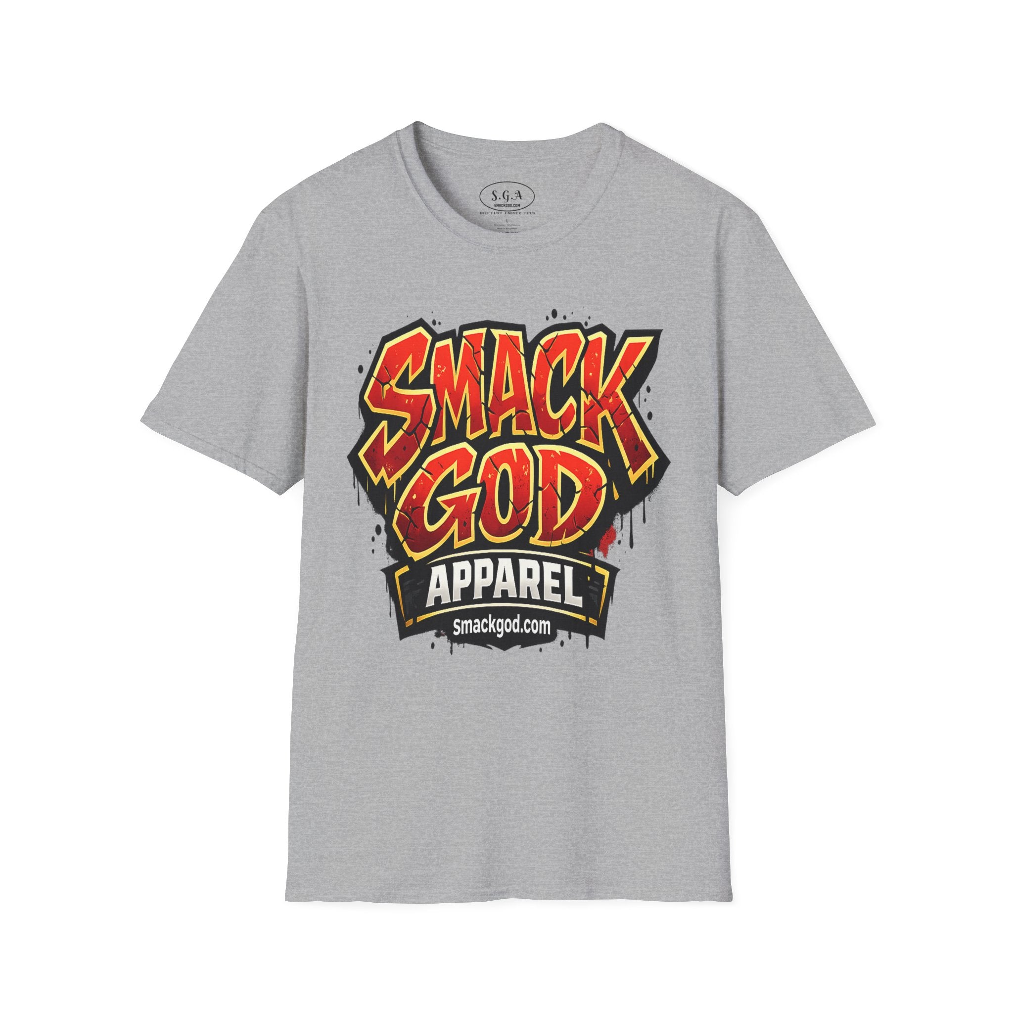 Smack God Apparel Graffiti Logo T-Shirt – Urban Streetwear Graphic Tee | Bold Hip Hop Style Shirt | SmackGod.com
