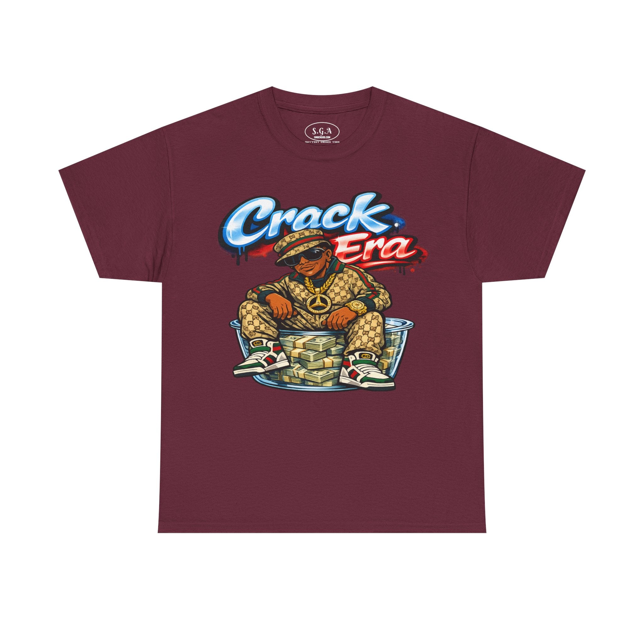 Crack Era Streetwear Shirt – Smack God Apparel | Retro Urban Graphic T-Shirt | Vintage Hip Hop Culture Tee