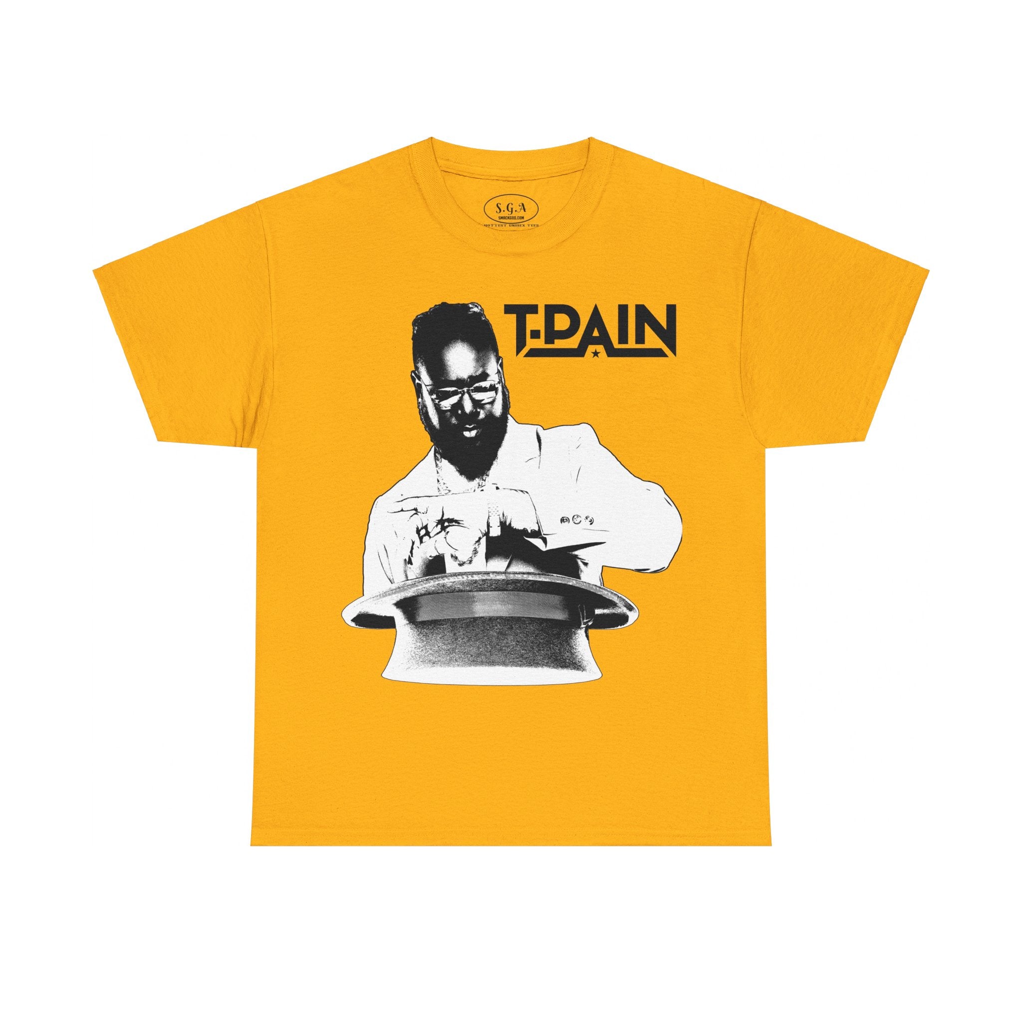 T-Pain Graphic T-Shirt – Smack God Apparel Hip Hop Streetwear Tee | Rap Icon Shirt | Urban Music TShirt